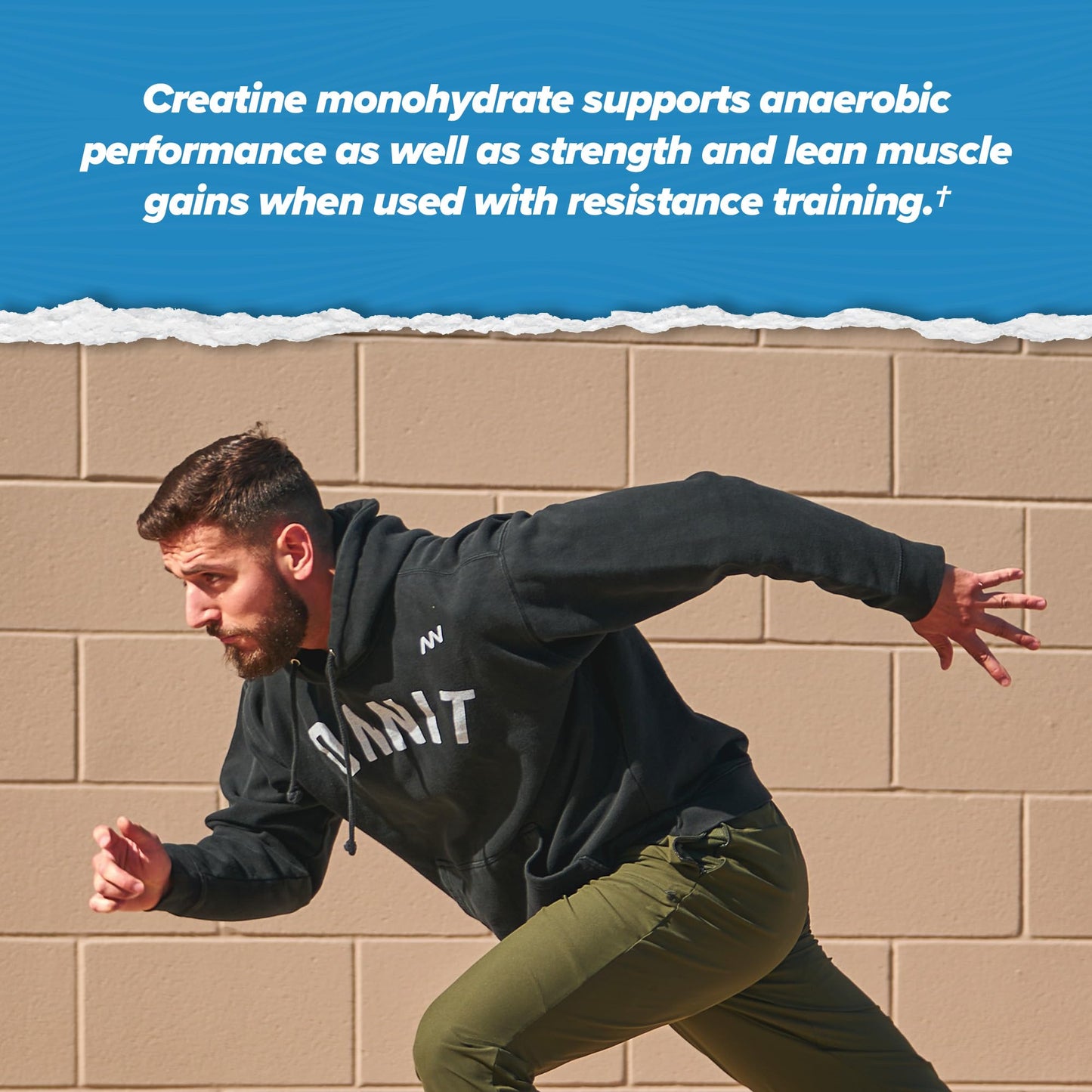 ONNIT Creatine Monohydrate Powder 90 Servings