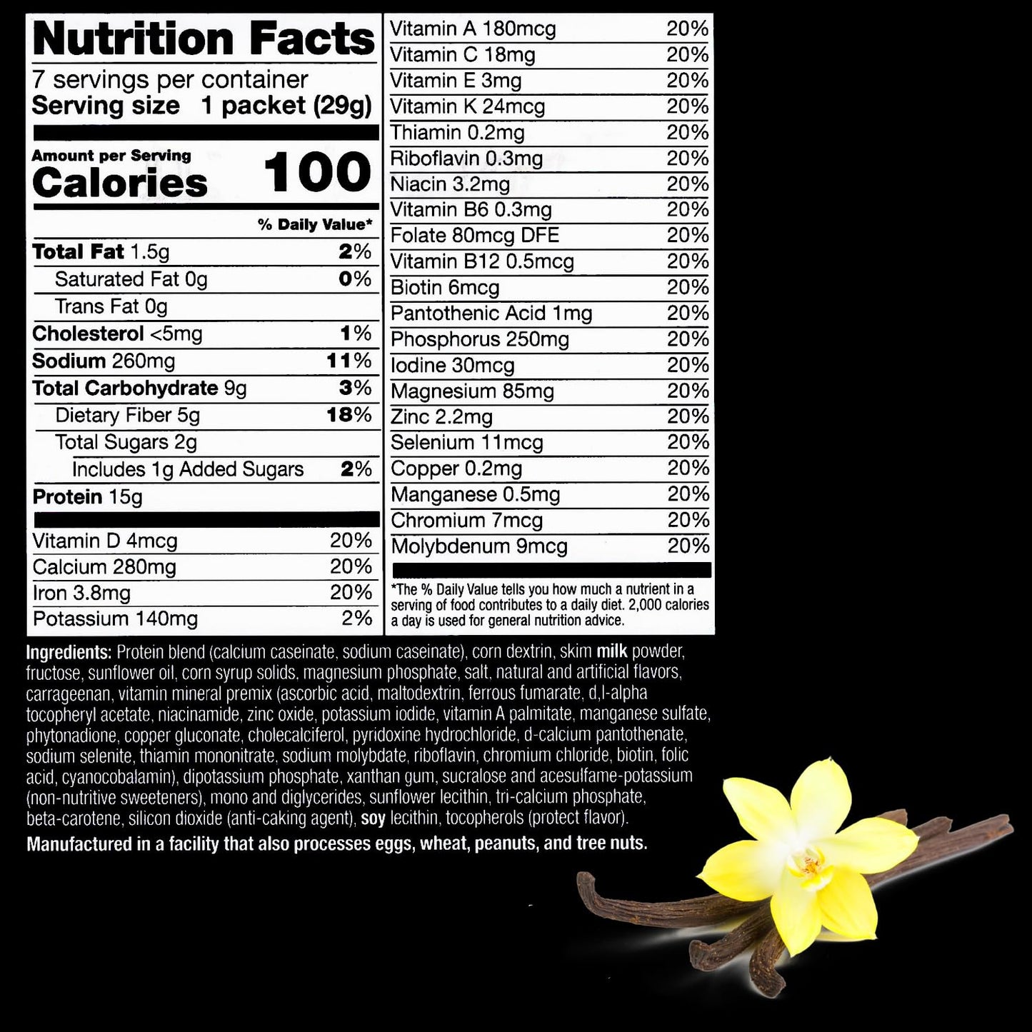 ProtiWise High Protein Shake & Pudding Mix Powder 7-Pack