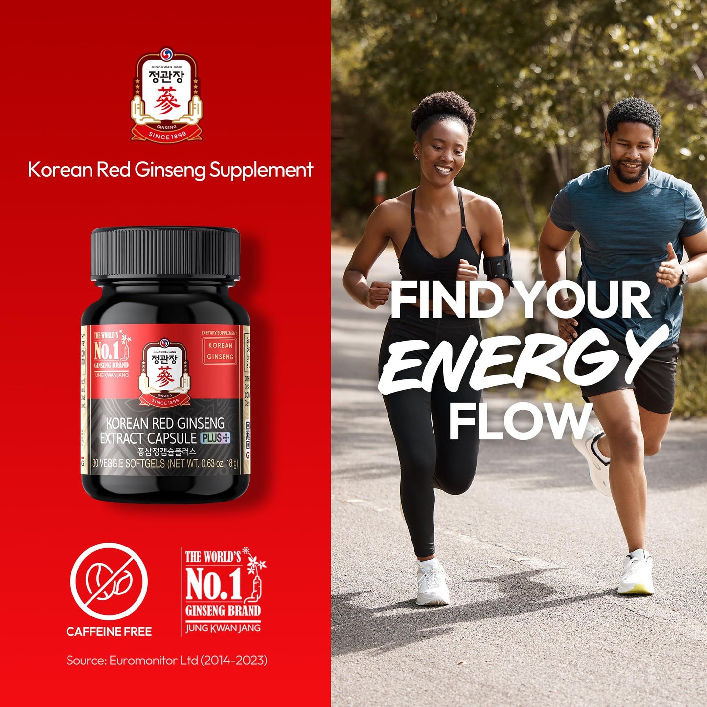JUNG KWAN JANG Korean Red Ginseng Extract 30 Capsules