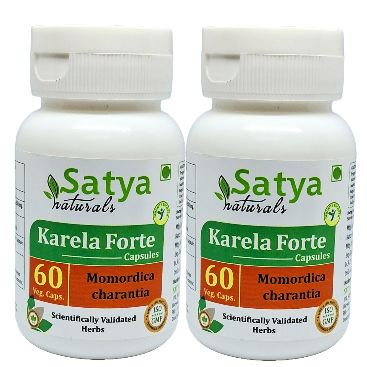 Satya Naturals Bitter Melon Forte Capsule 500 mg, 120 Count
