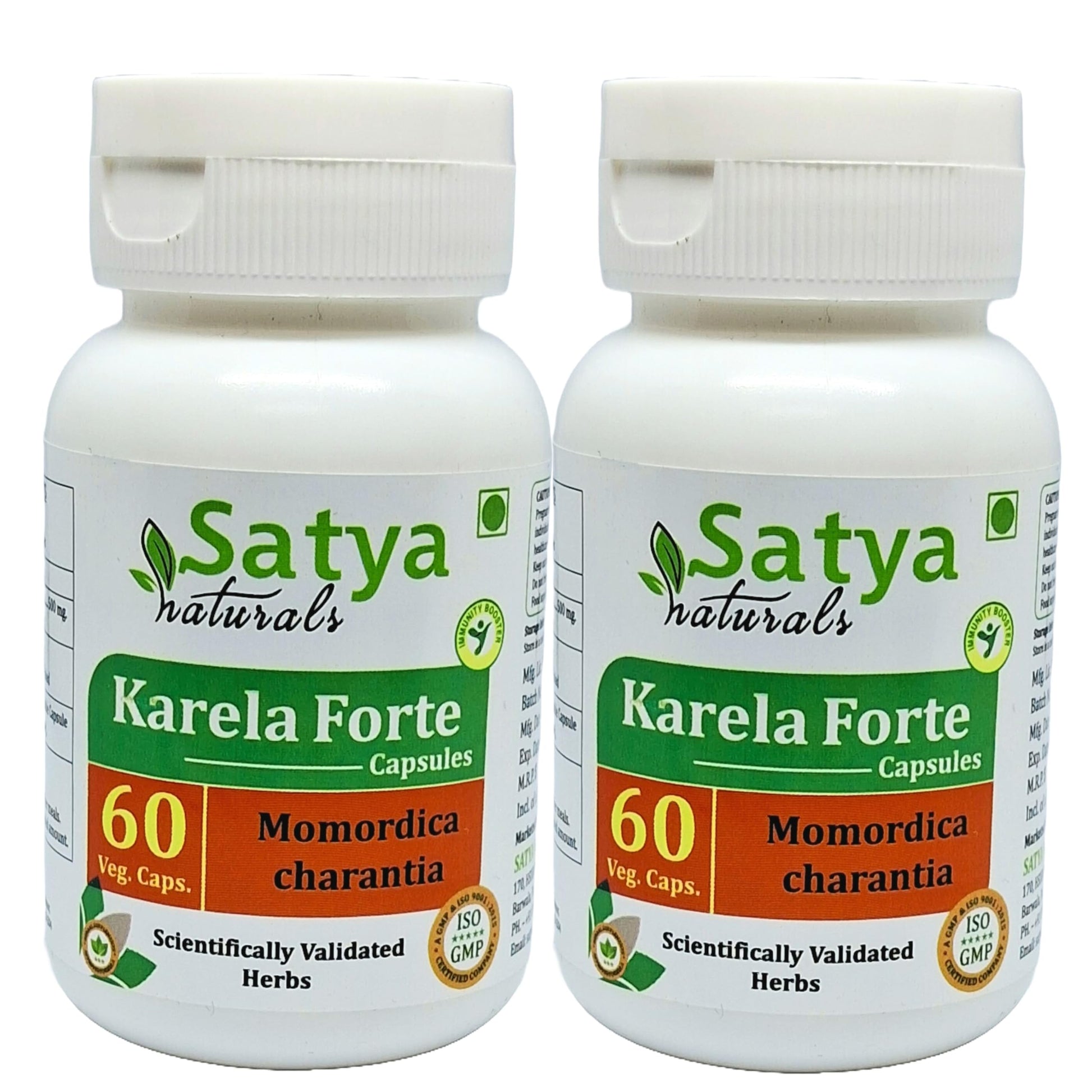 Satya Naturals Bitter Melon Forte Capsule 500 mg, 120 Count