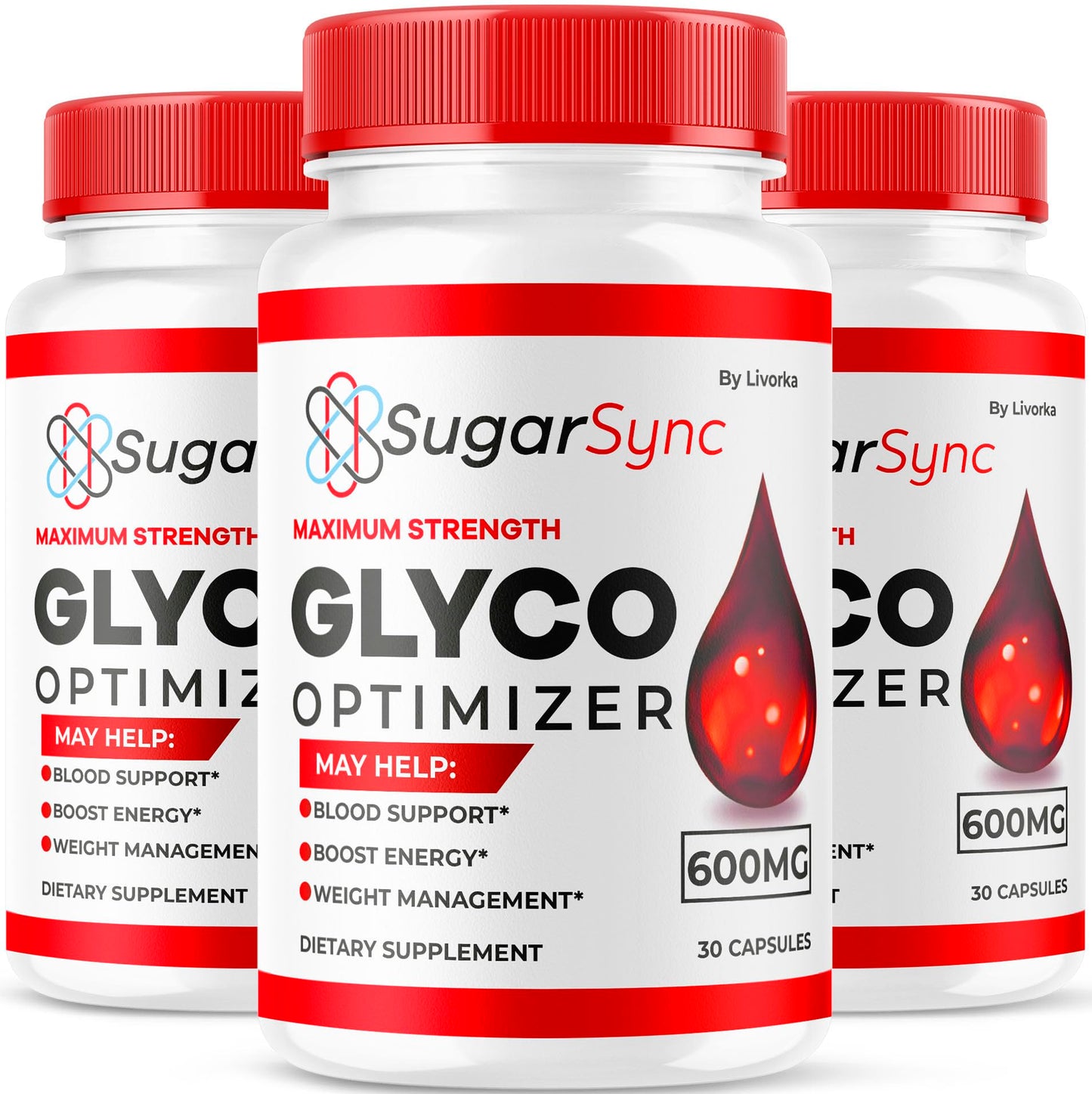 LIVORKA Sugar Sync Glyco Optimizer Capsules, 90 Capsules