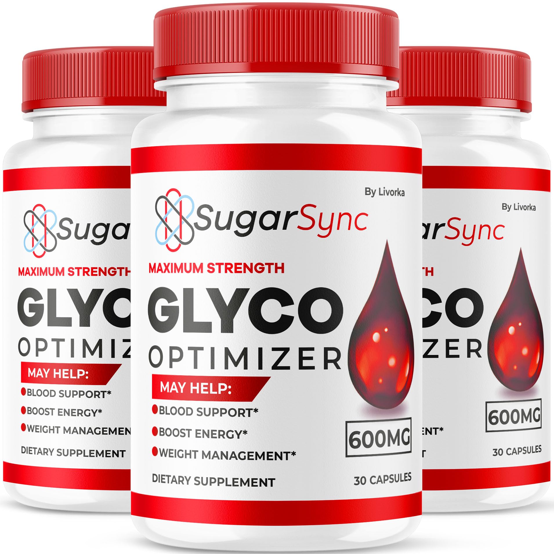 LIVORKA Sugar Sync Glyco Optimizer Capsules, 90 Capsules