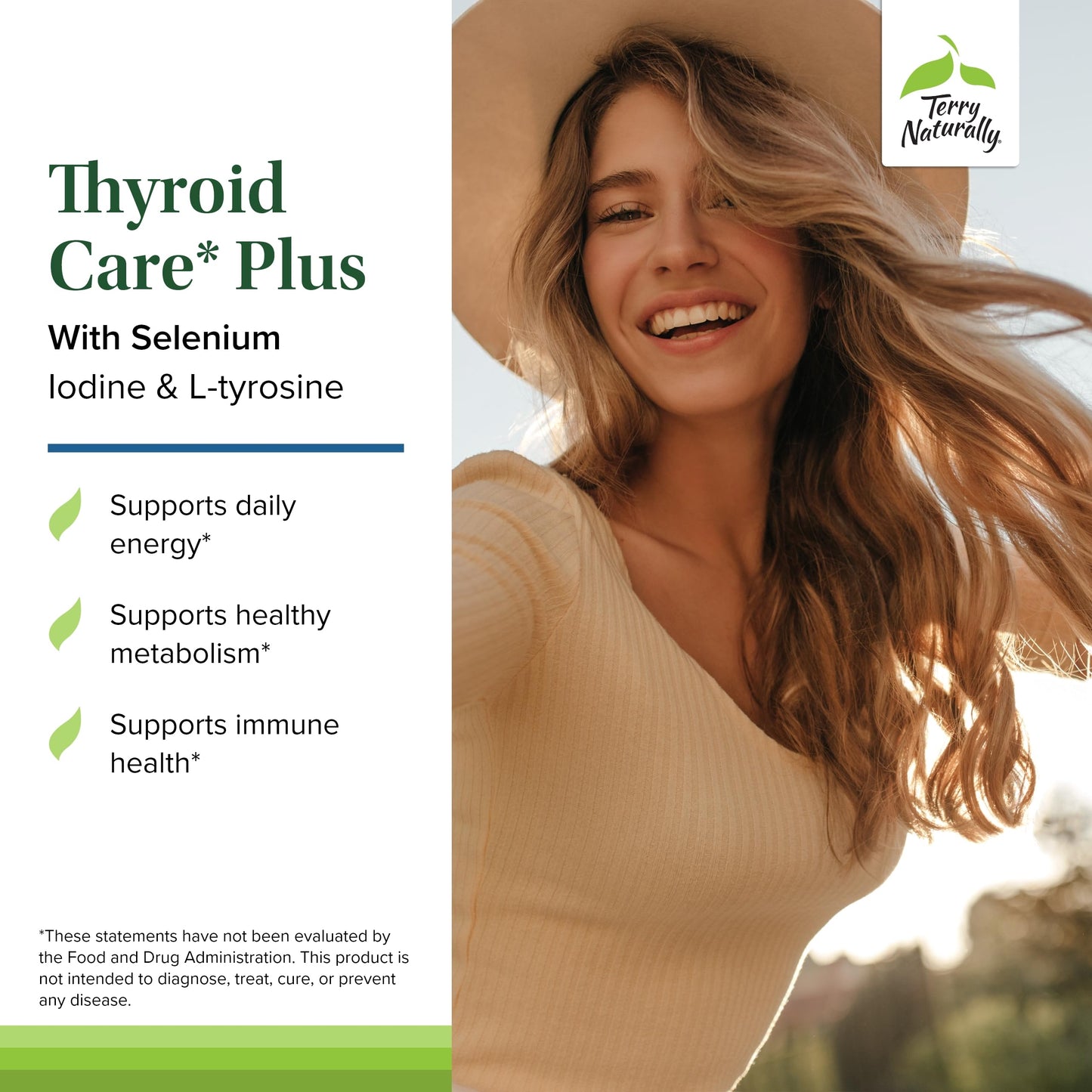 Terry Naturally Thyroid Care Plus 120 Capsules