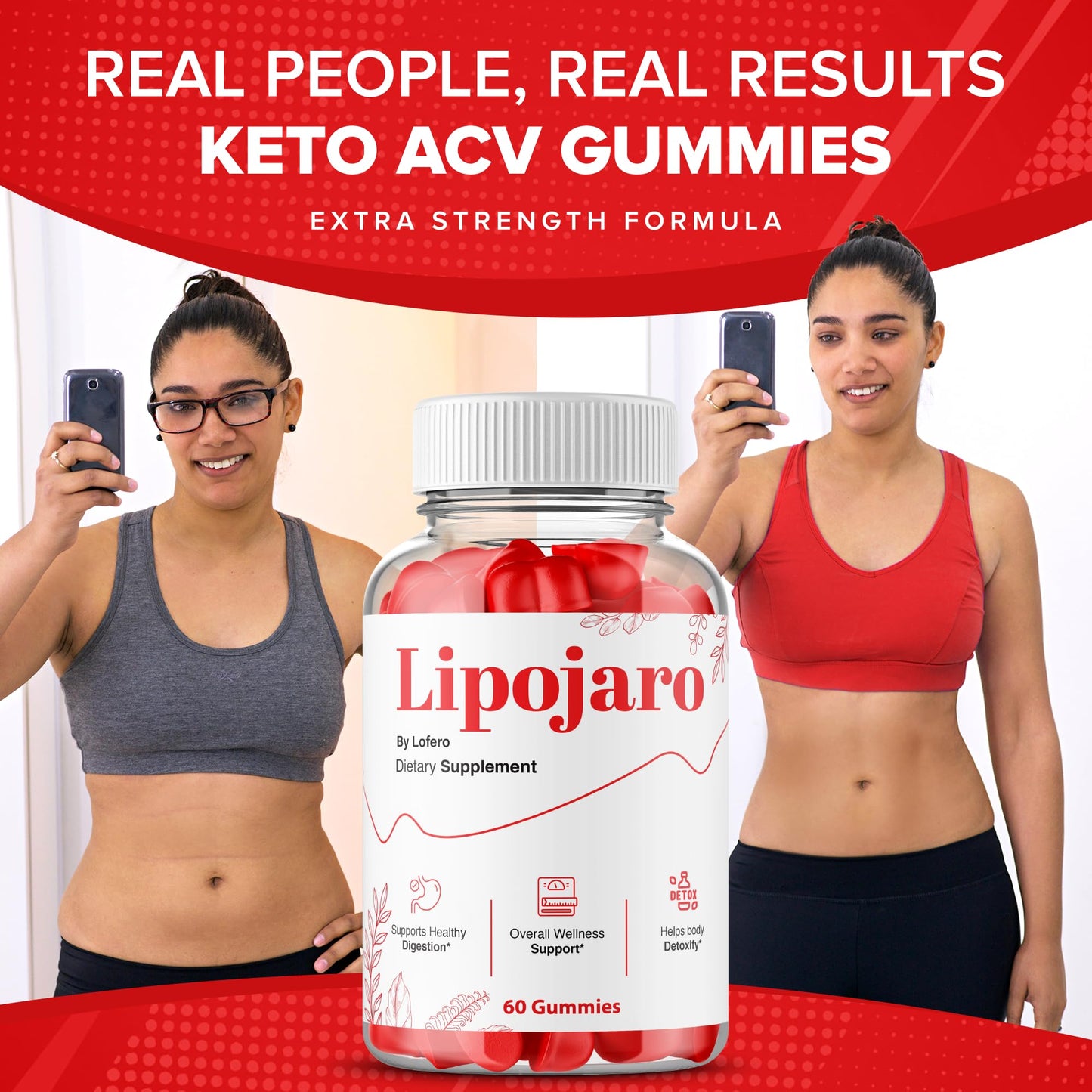 Lofero Lipojaro Gummies 60 Count