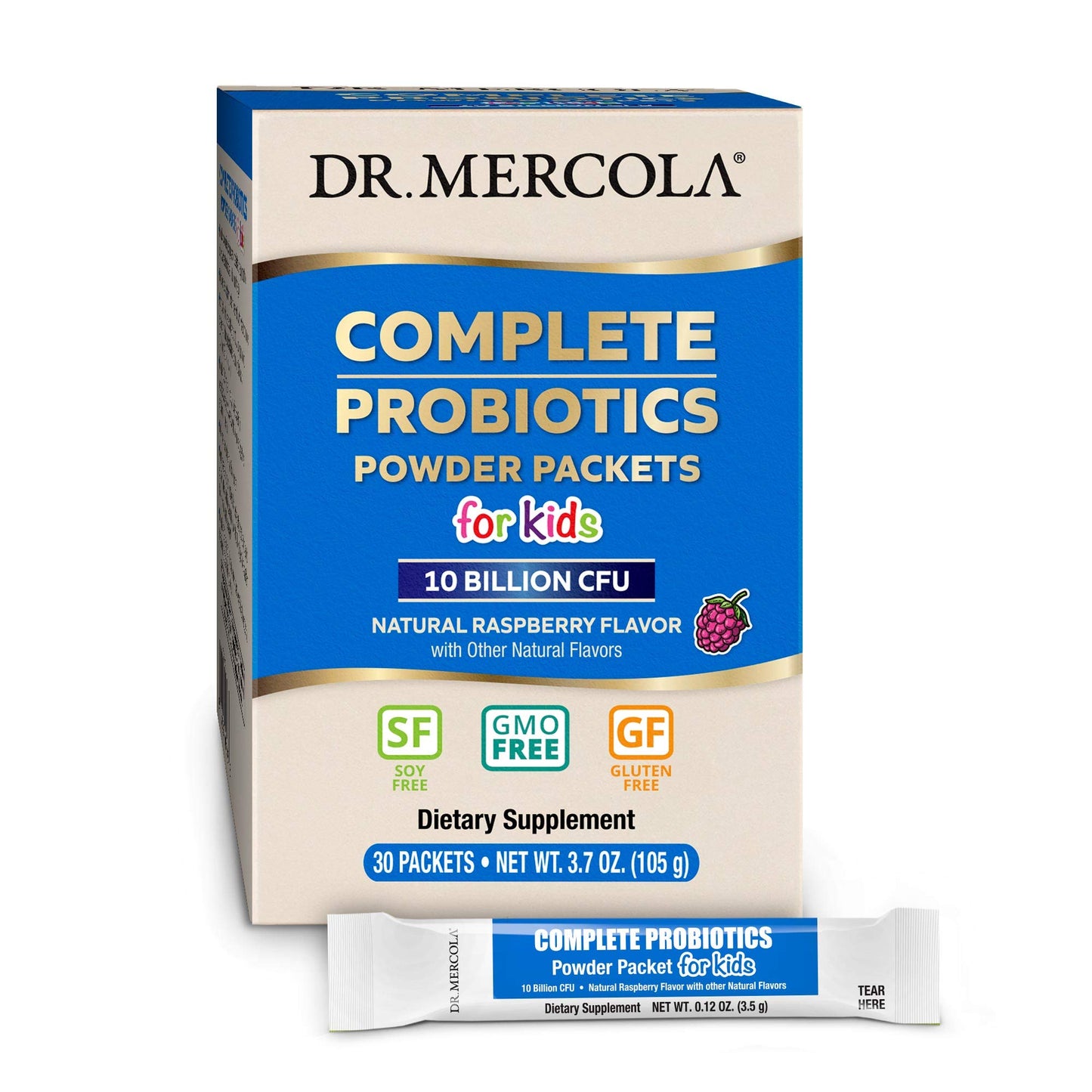 Dr. Mercola Complete Probiotics Powder Packets for Kids - 30 Packets