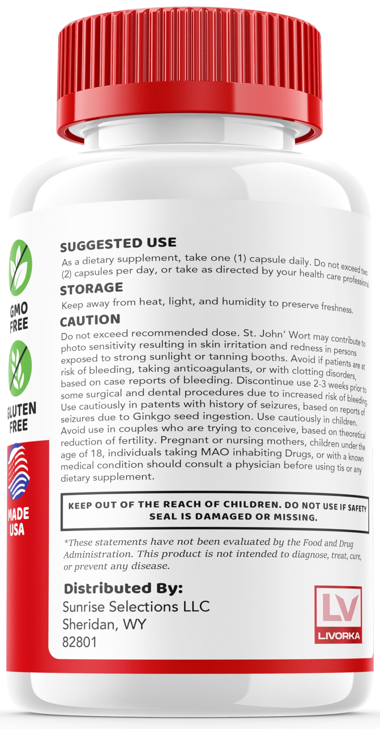 LIVORKA Yuppie Glycogen Capsules, 150 Capsules