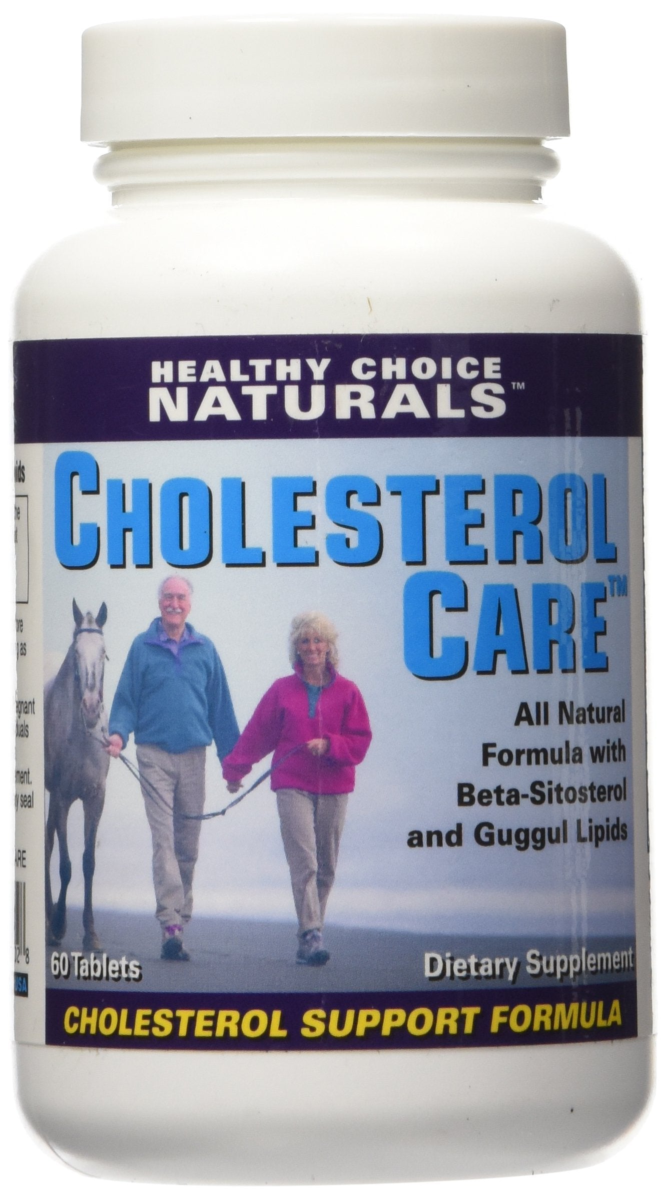 Healthy Choice Naturals Cholesterol Care Supplement – All Natural Cholesterol Health Support Formula 60 Tablets