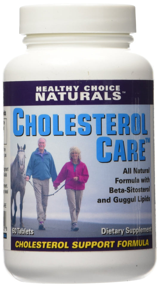 Healthy Choice Naturals Cholesterol Care Supplement – All Natural Cholesterol Health Support Formula 60 Tablets
