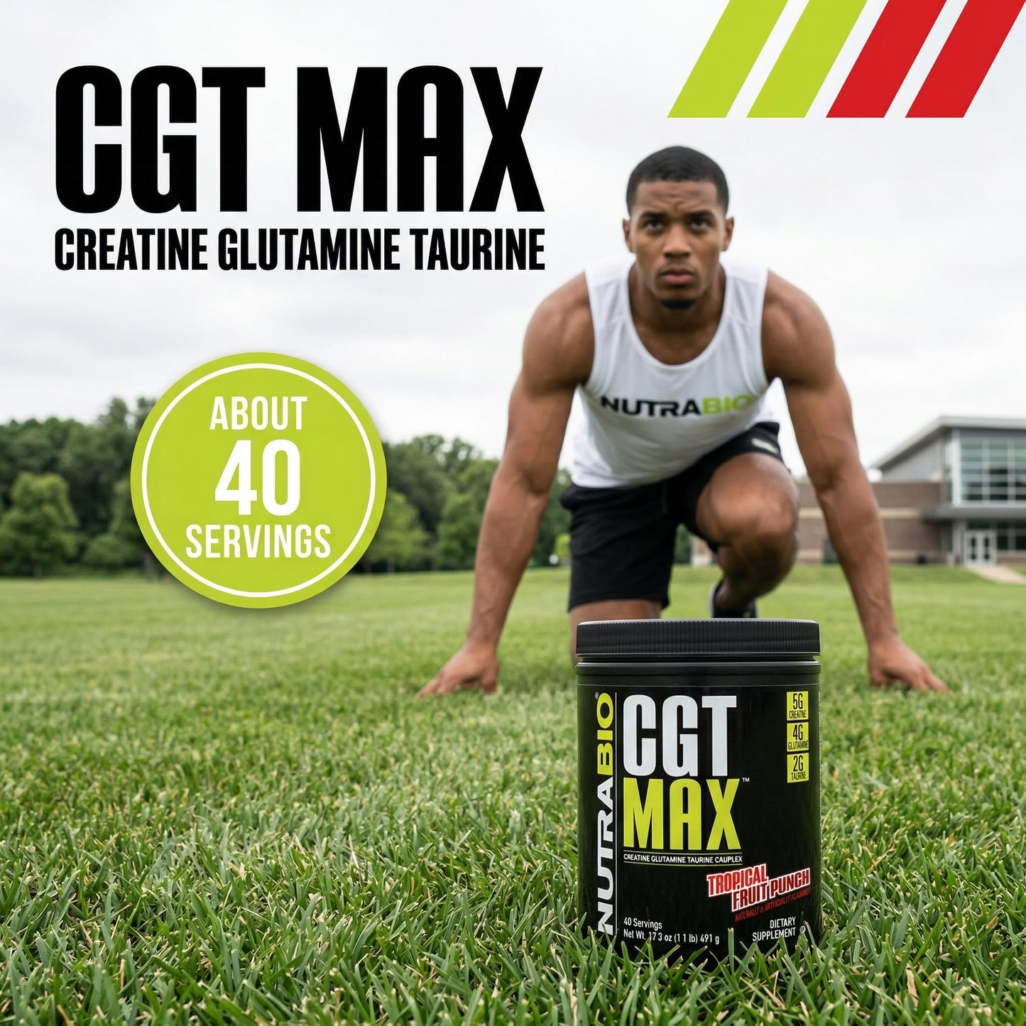 NutraBio CGT-MAX Powder 1.08 lb