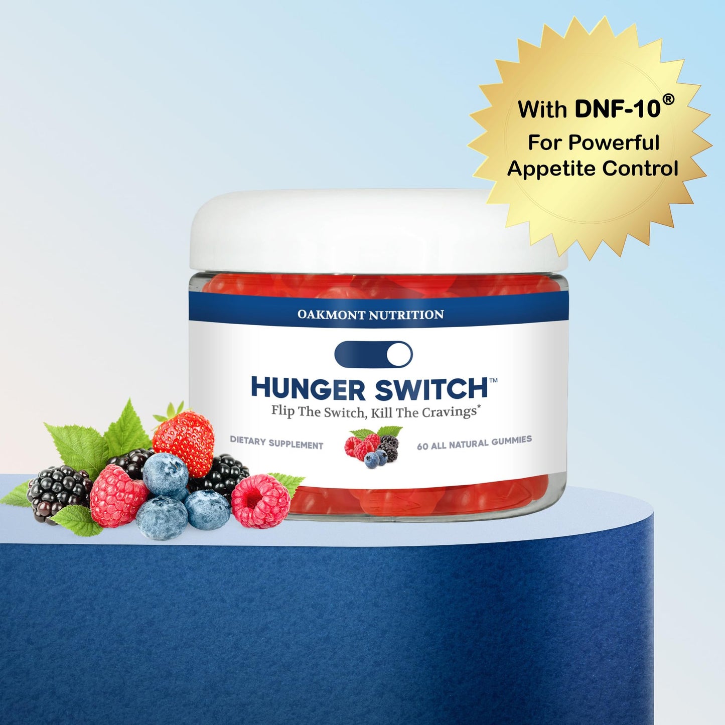 Oakmont Nutrition Hunger Switch Appetite Control Gummies 60