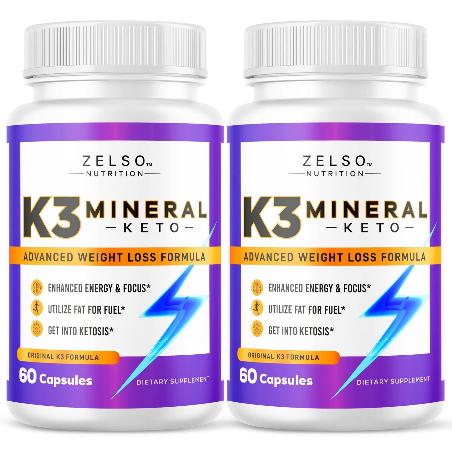 ZELSO K3 Mineral Weight Loss, 120 Capsules
