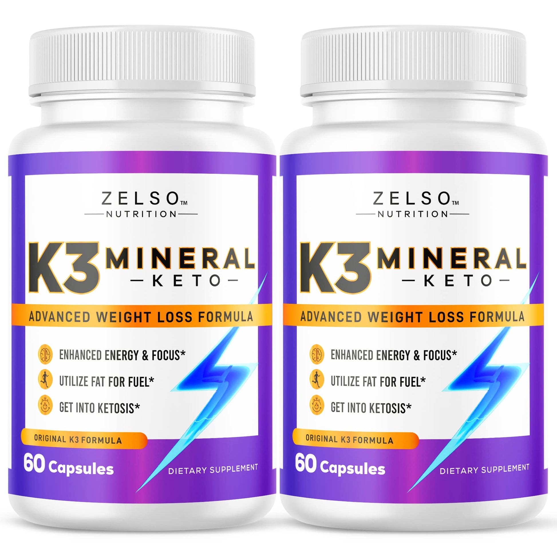 ZELSO K3 Mineral Weight Loss, 120 Capsules