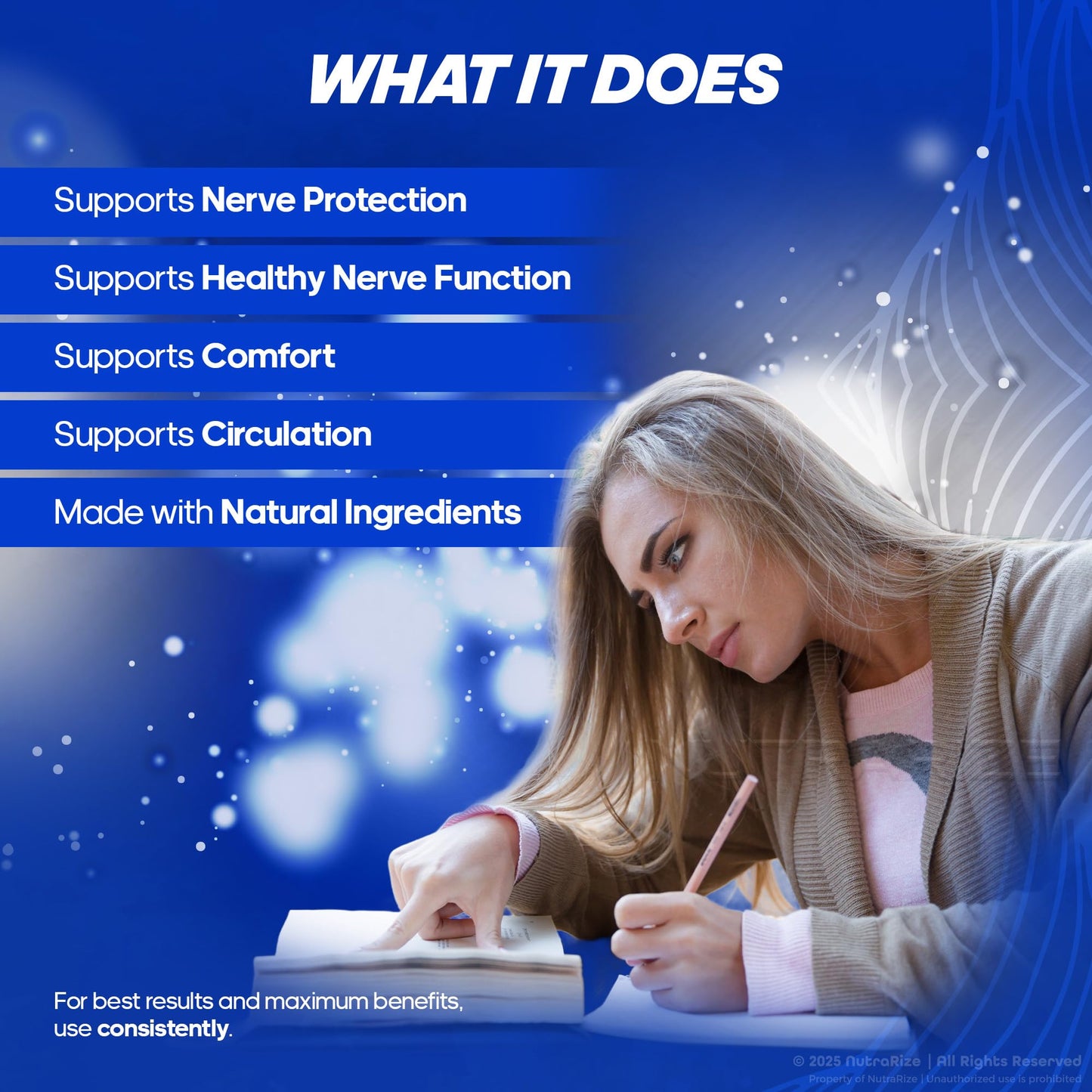 NutraRize Nerventrax Capsules 180 Count