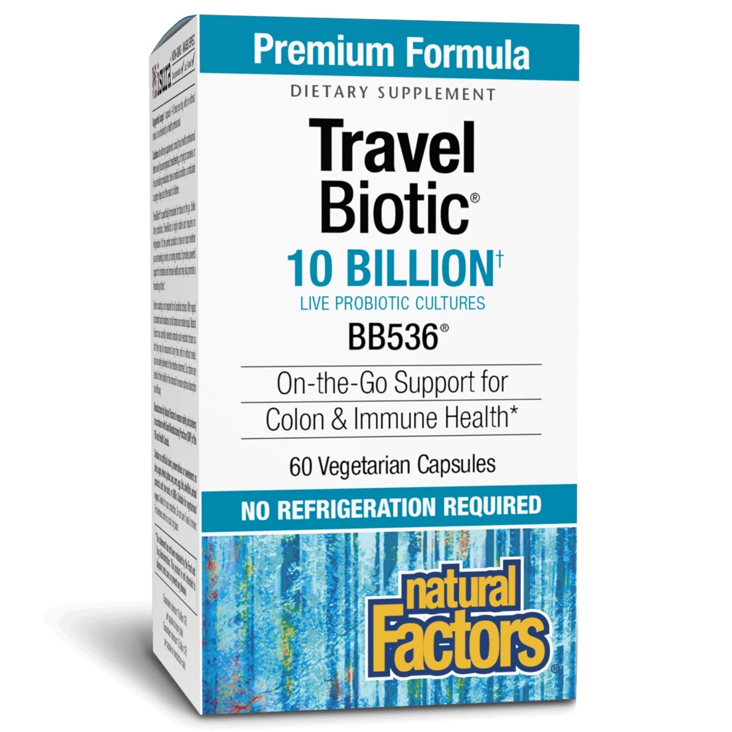 Natural Factors TravelBiotic Capsule 60 Capsules
