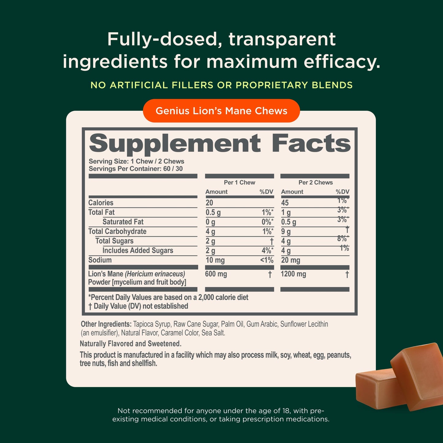 The Genius Brand Genius Mushroom Softgels 120