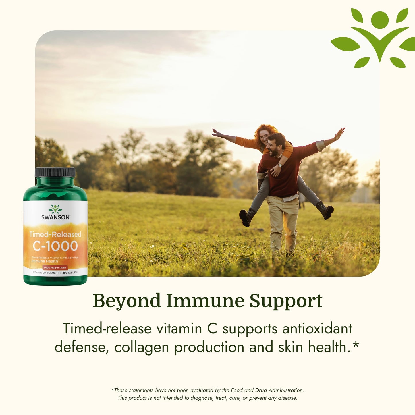 Swanson Timed-Release Vitamin C with Rose Hips Immune System Support Skin Cardiovascular Health Antioxidant Supplement 1000 mg, 250 Tablets