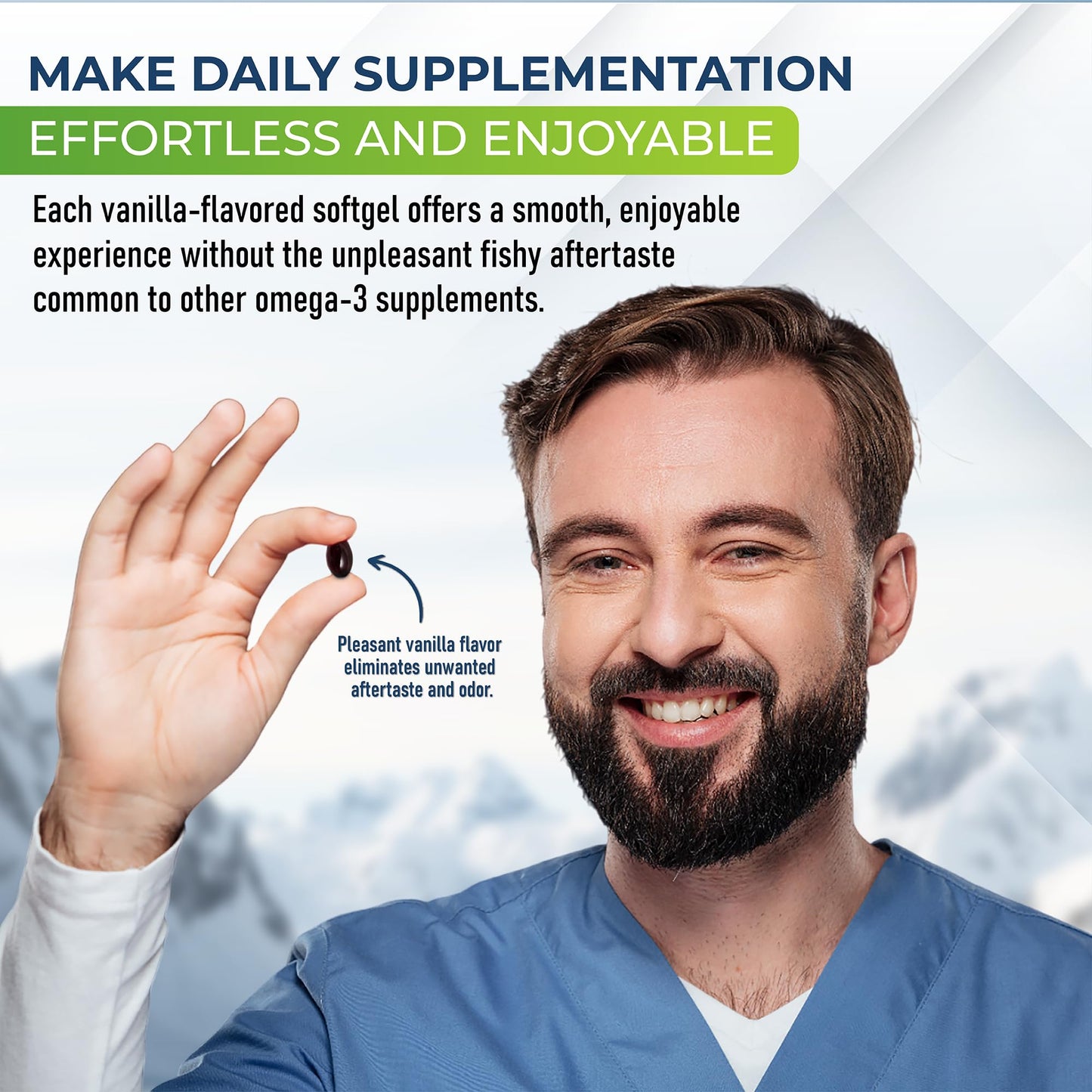 Active Lifestyle Antarctic Krill Oil Supplement Softgels 60