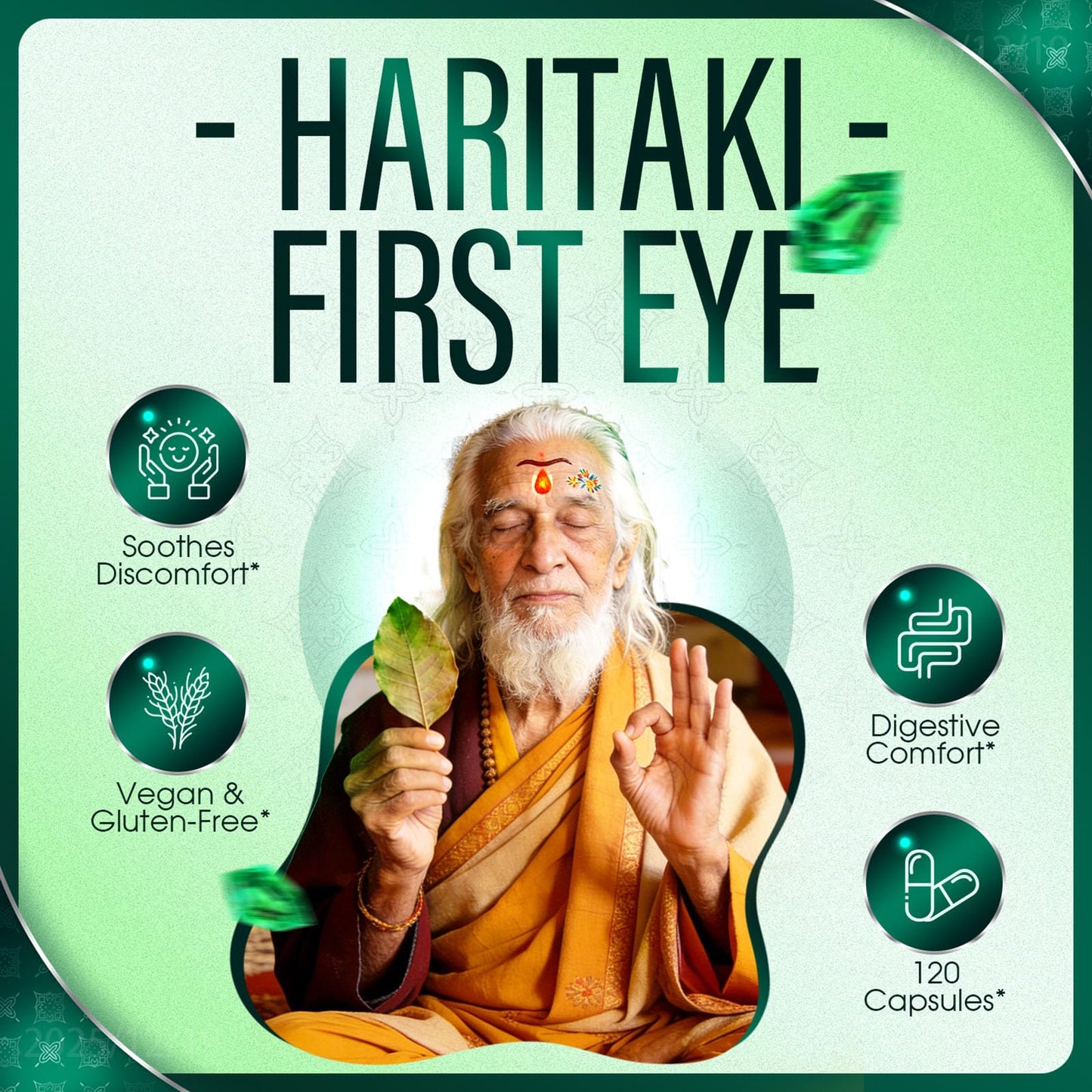 DoseOfQuiet Haritaki First Eye Capsules 120 Capsules