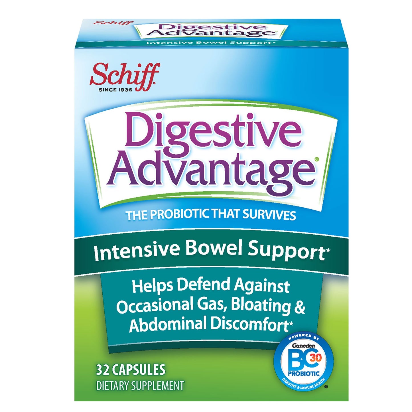 Digestive Advantage Intensive Bowel Support Capsules, 32 Capsules