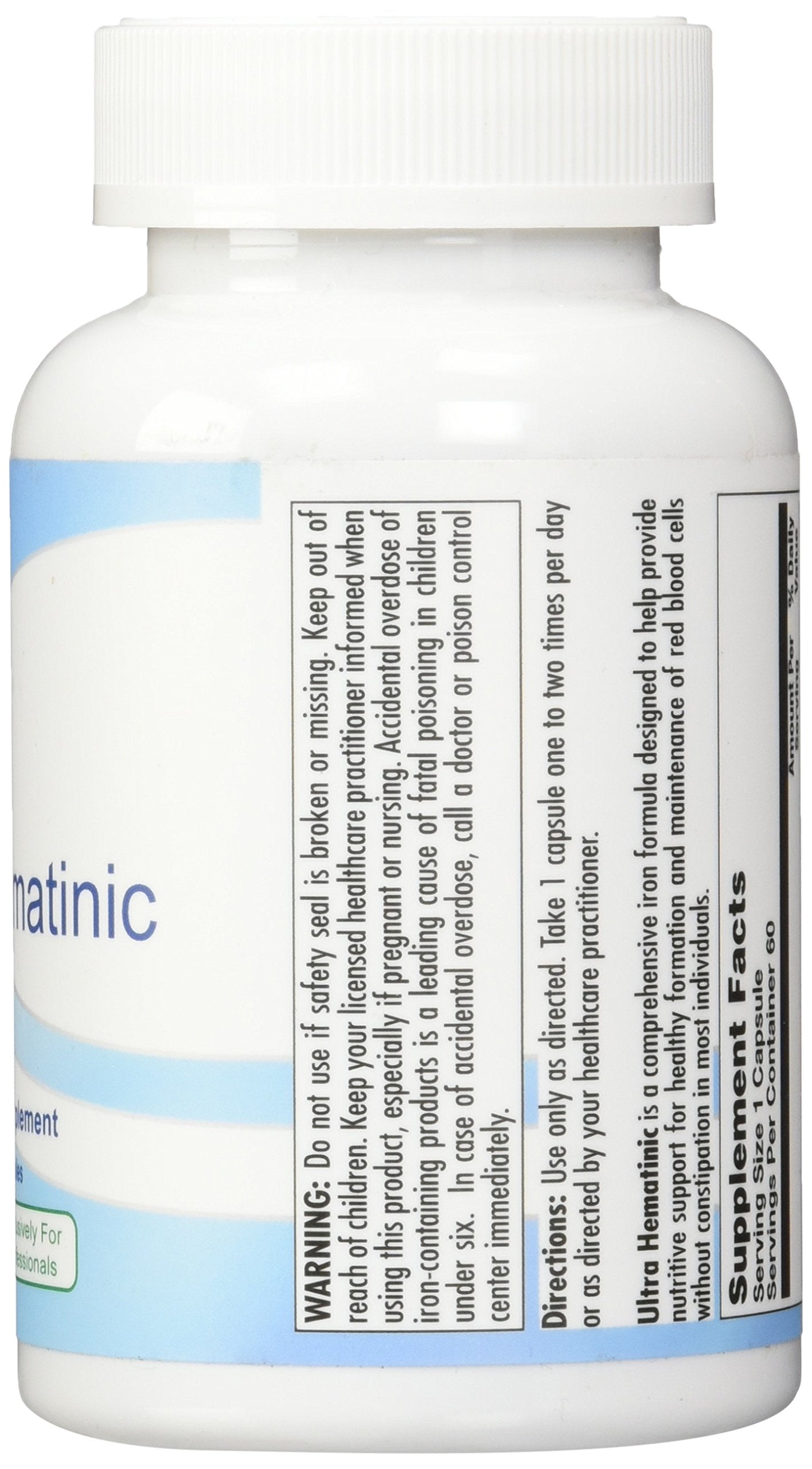 Nutra BioGenesis Ultra Hematinic, 60 Capsules