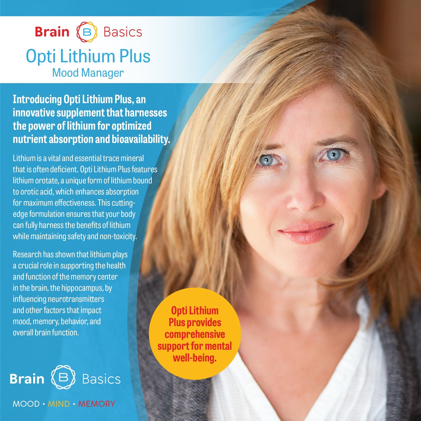 Brain Bean Opti Lithium Plus Capsule 90 Capsules