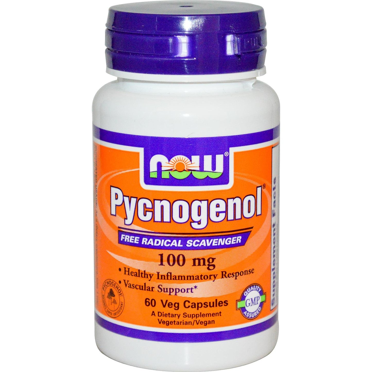 NOW Foods Pycnogenol 100 mg Capsules, 60 Count