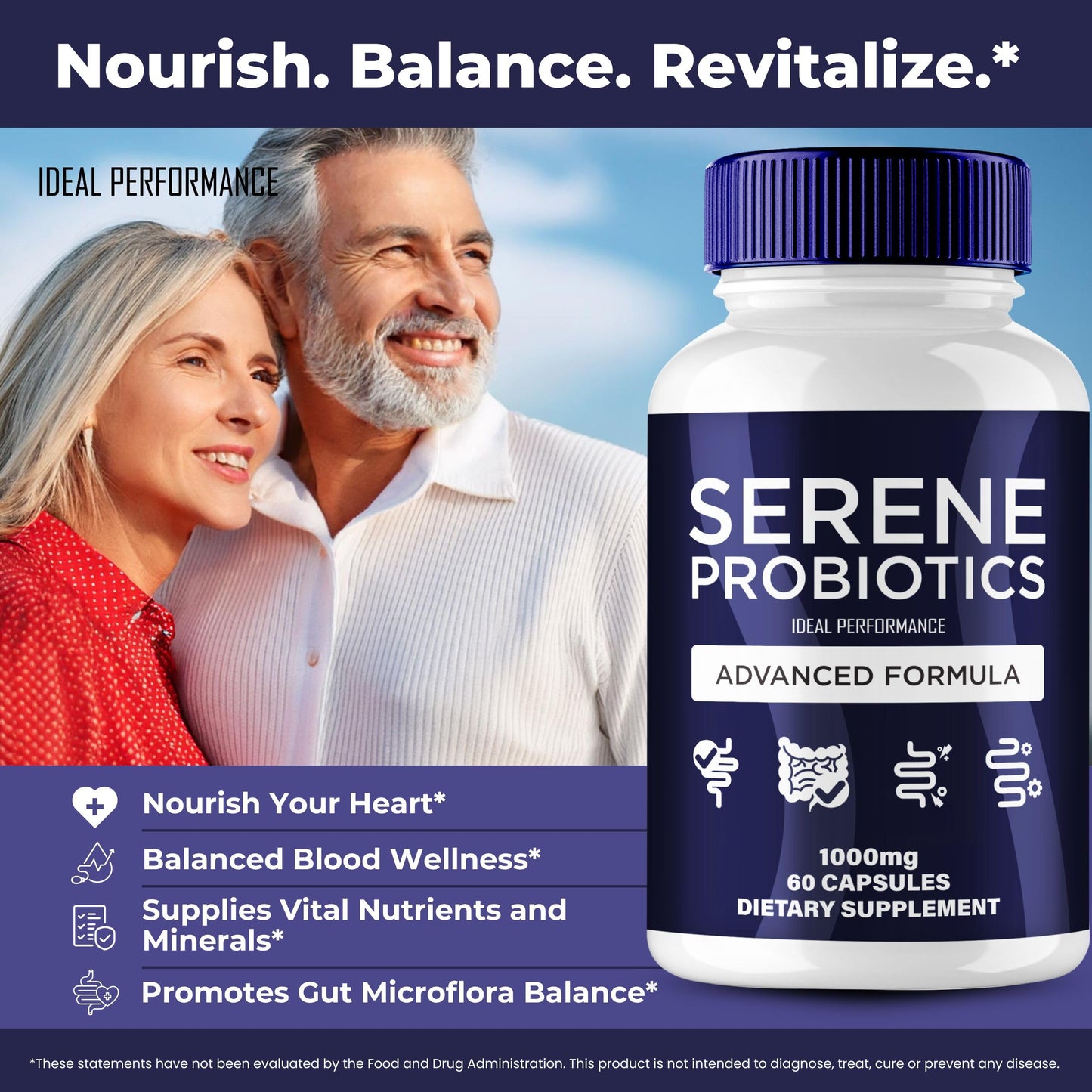 IDEAL PERFORMANCE Serene Probiotics 120 Capsules