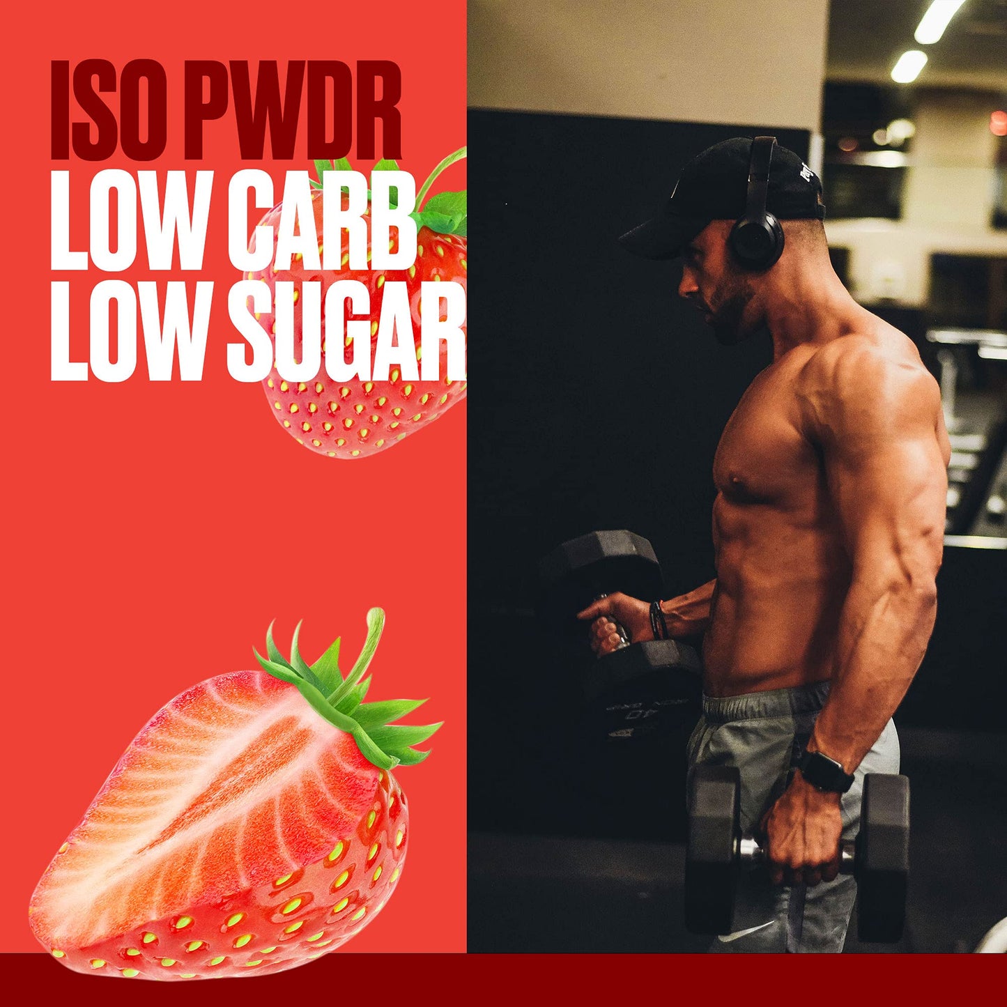 Metabolic Nutrition Whey Protein Isolate ISO PWDR Powder Strawberry Cream 3.04 lb