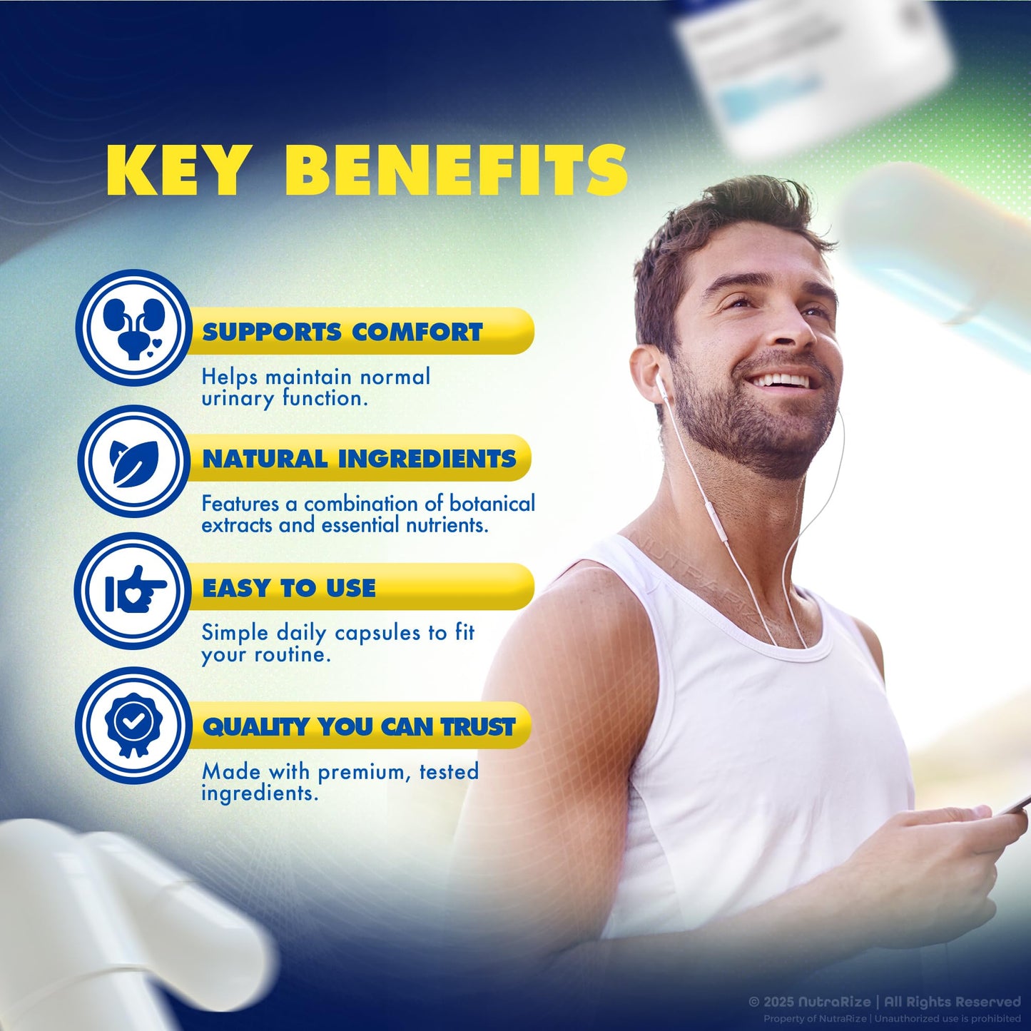 NutraRize Prostosil Capsules 300 Capsules