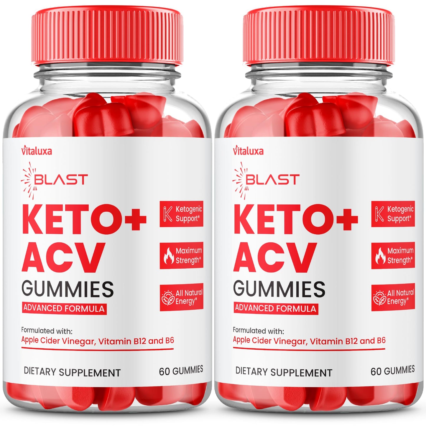 Vitaluxa Blast Keto ACV Gummies 120 Gummies