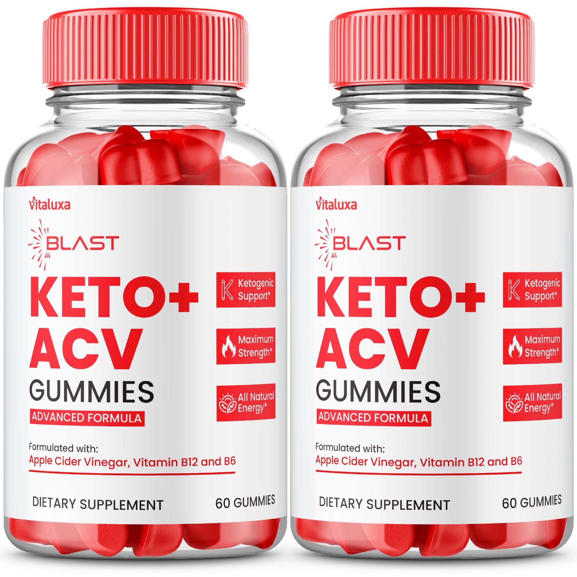 Vitaluxa Blast Keto ACV Gummies 120 Gummies