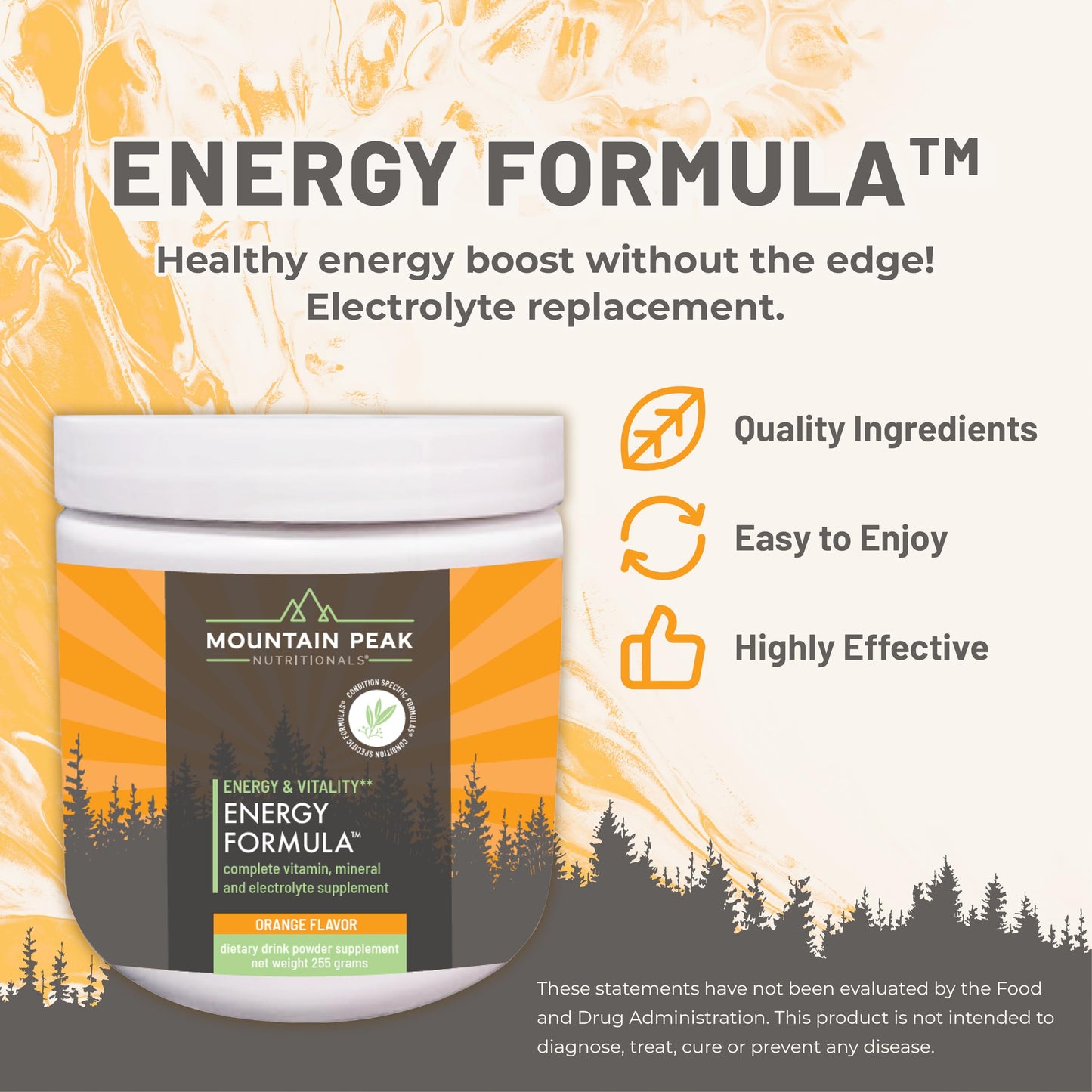 Mountain Peak Nutritionals Energy Formula All in One Multi-Mineral Powder 8.99 oz