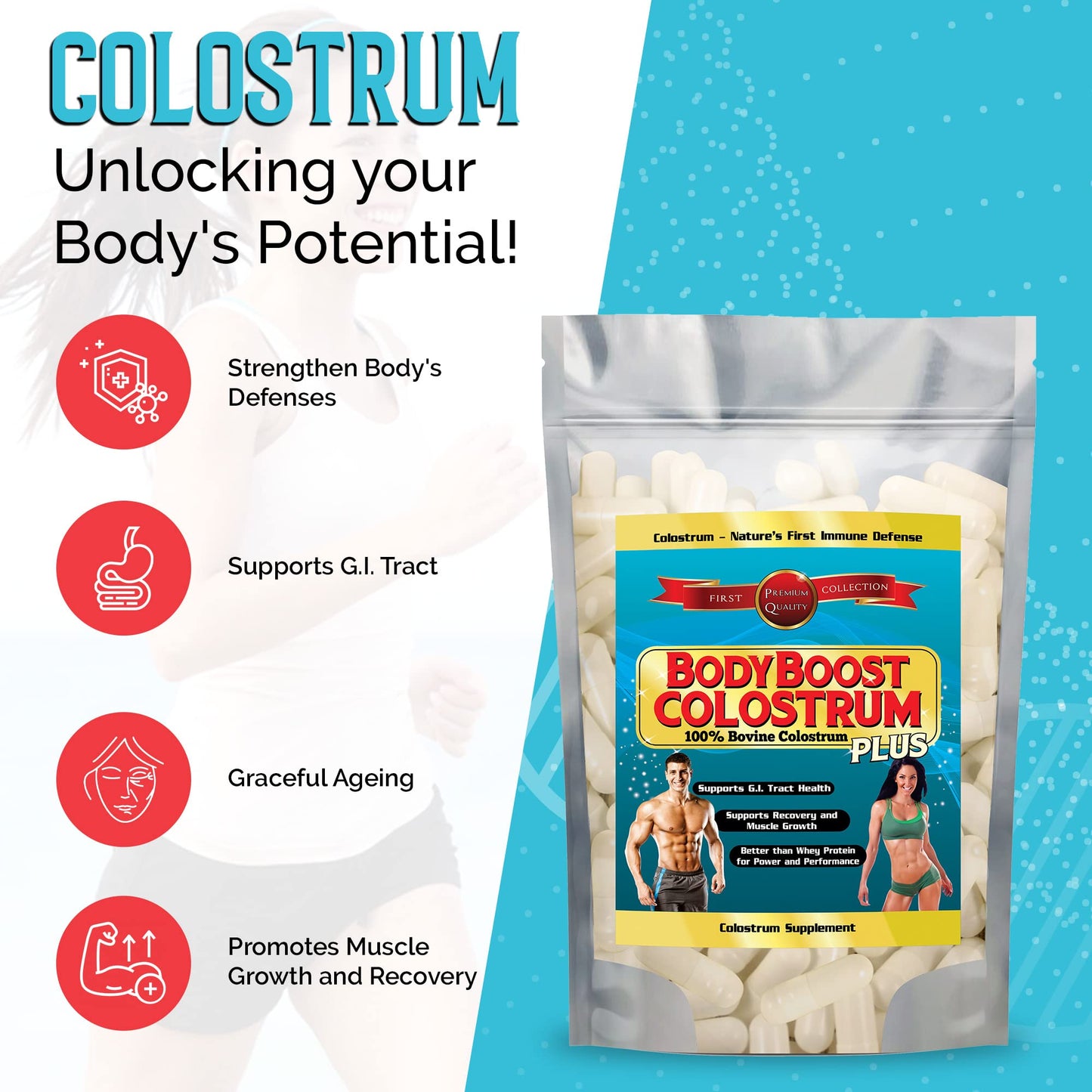 BodyBoost Colostrum 150 Capsules