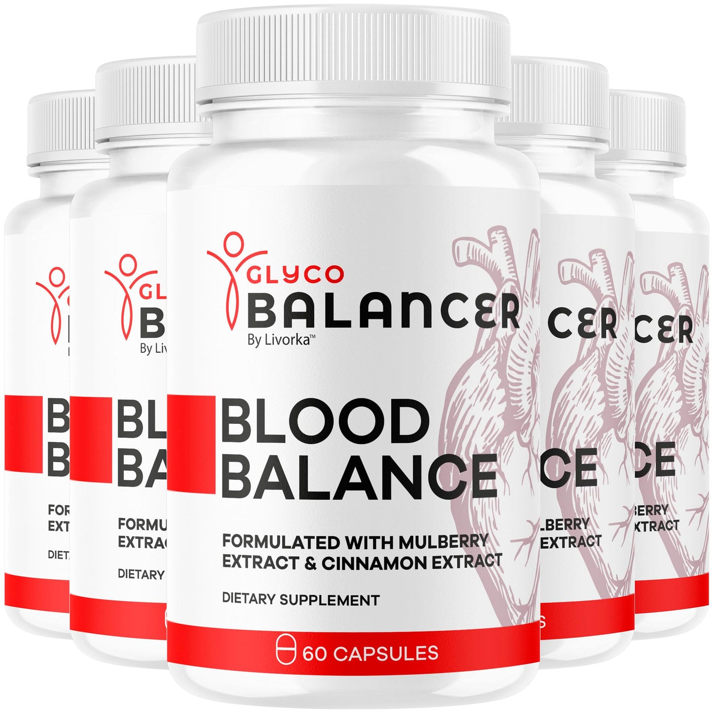 LIVORKA Glyco Balancer Capsules, 300 Capsules