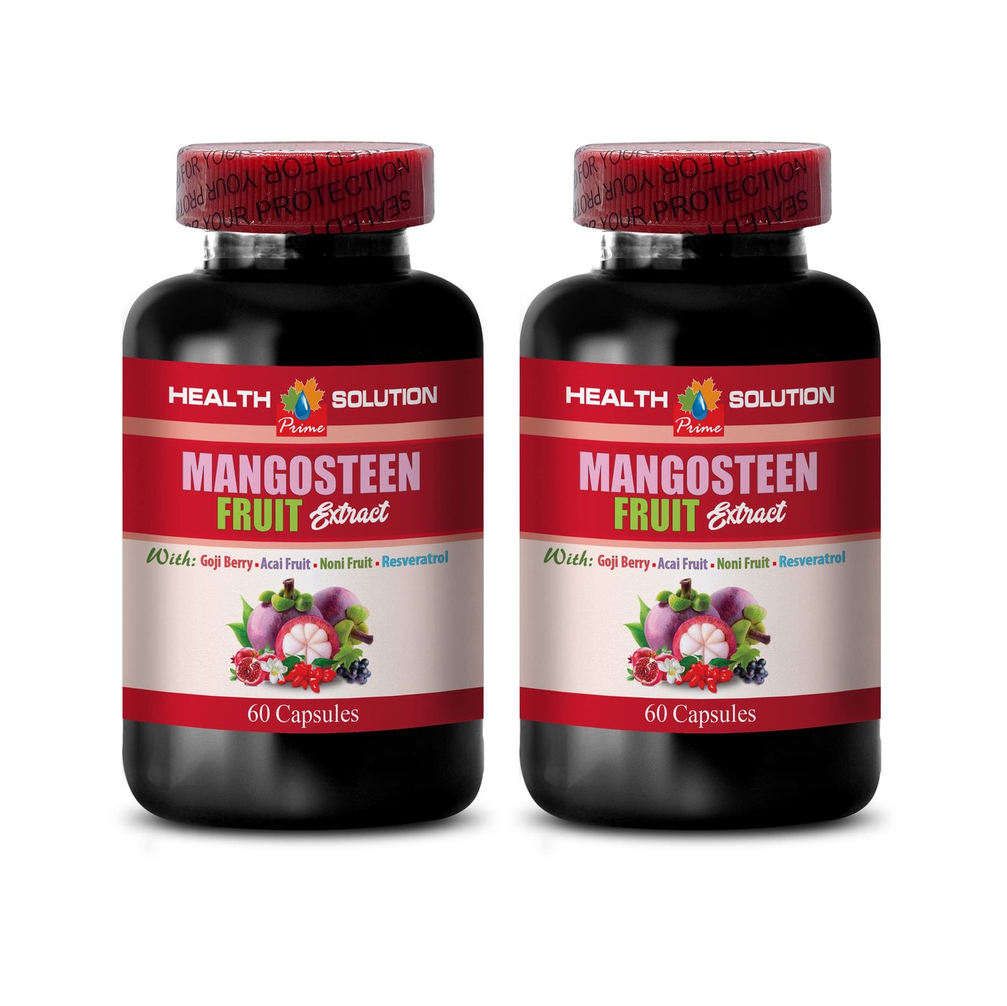 Health Solution Prime Mangosteen Capsules, 60 Capsules