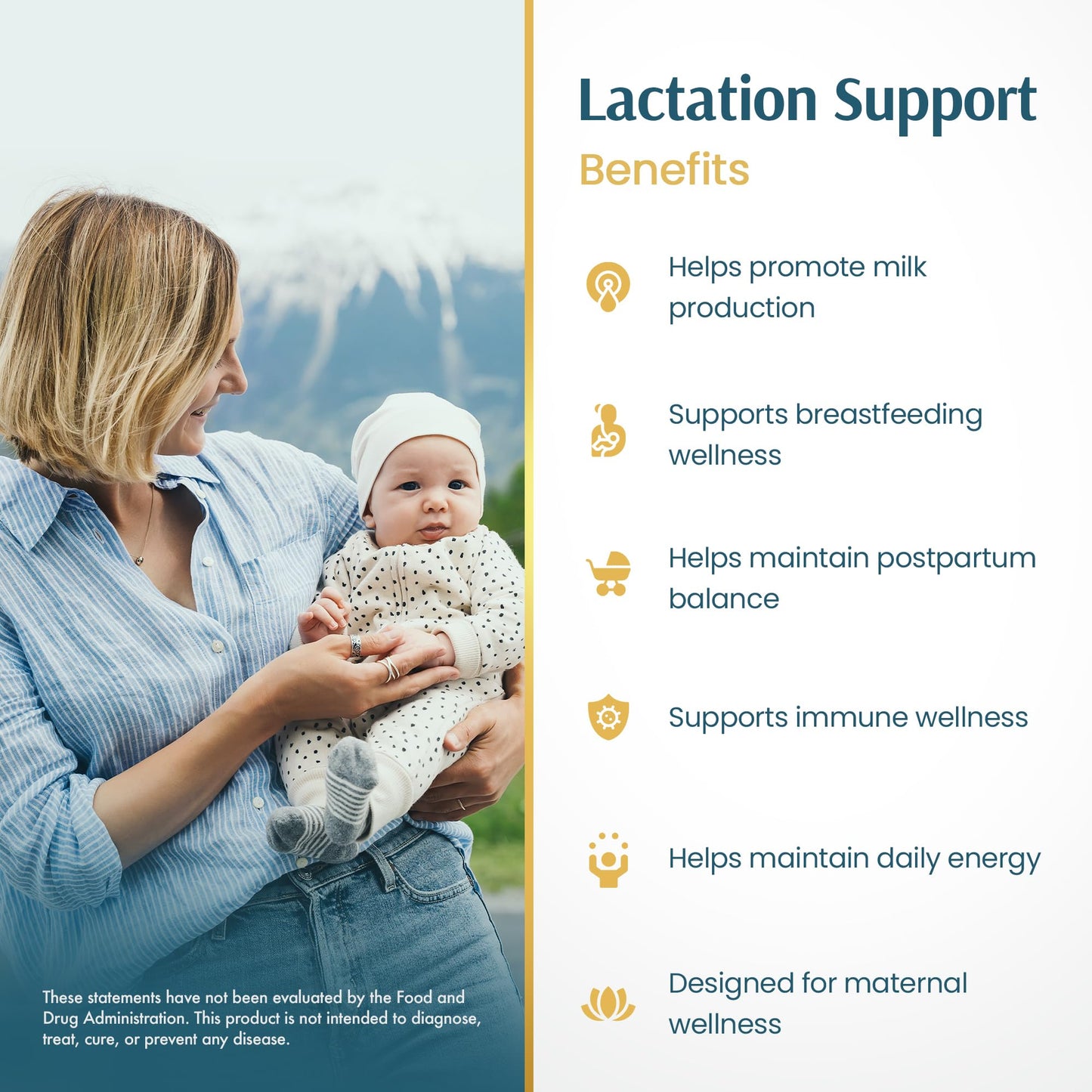 Vykee Nutrition Lactation Support 1300mg Herbal Milk Production Supplement Capsule 180 Count