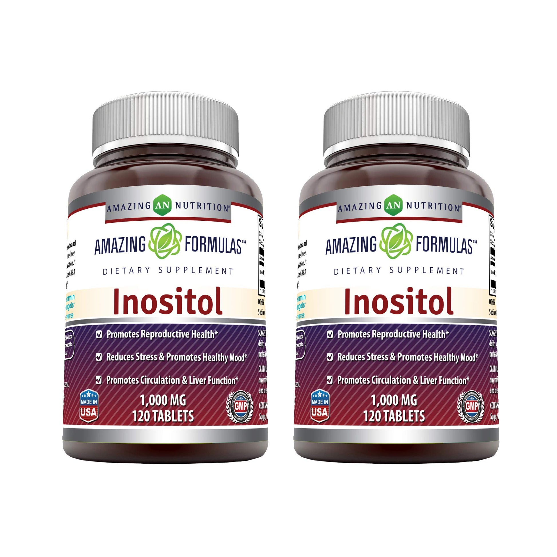 Amazing Nutrition Inositol 1000mg Tablets, 240 Count