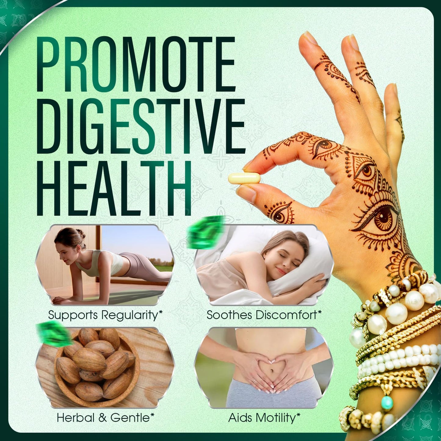DoseOfQuiet Haritaki First Eye Capsules 120 Capsules