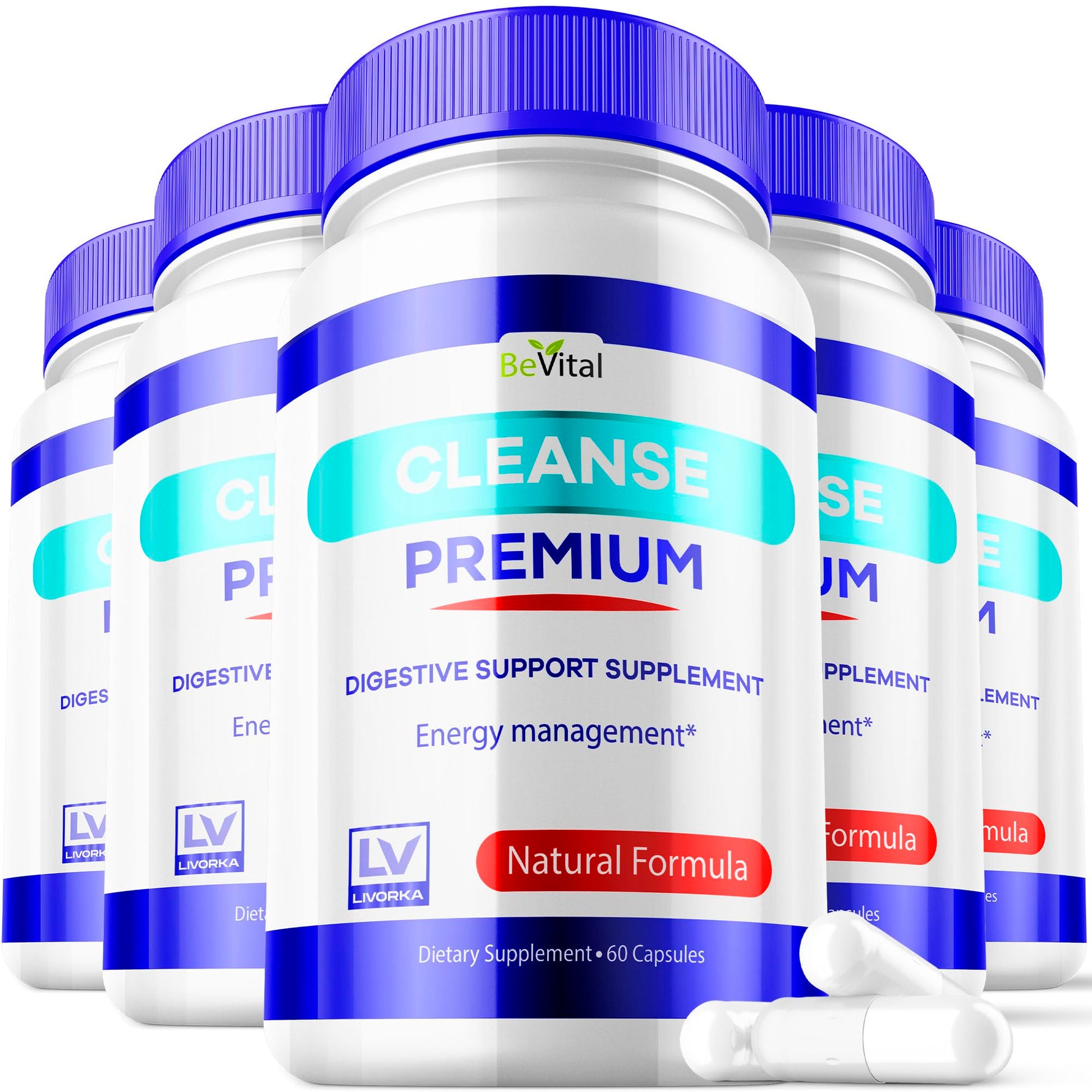 LIVORKA Bevital Cleanse Premium Capsule, 300 Capsules