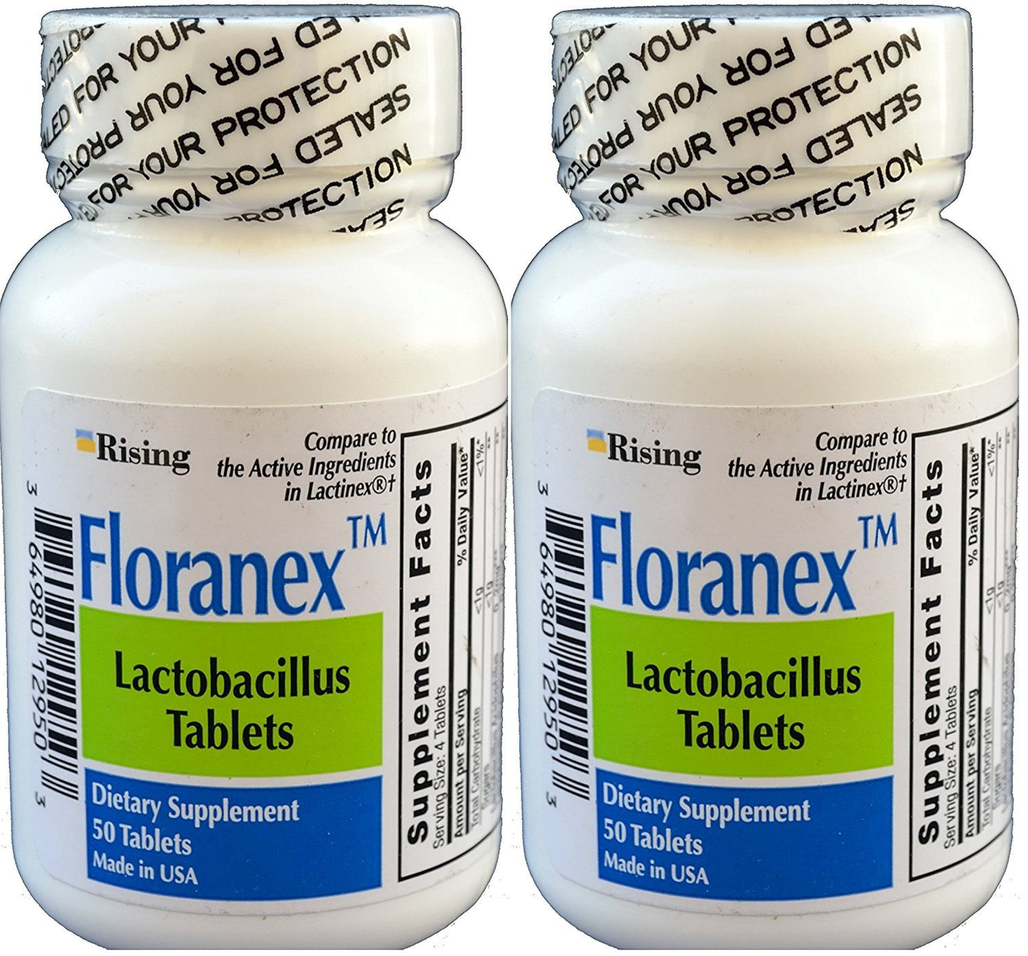Rising Floranex Probiotic for Colon Health 100 Tablets