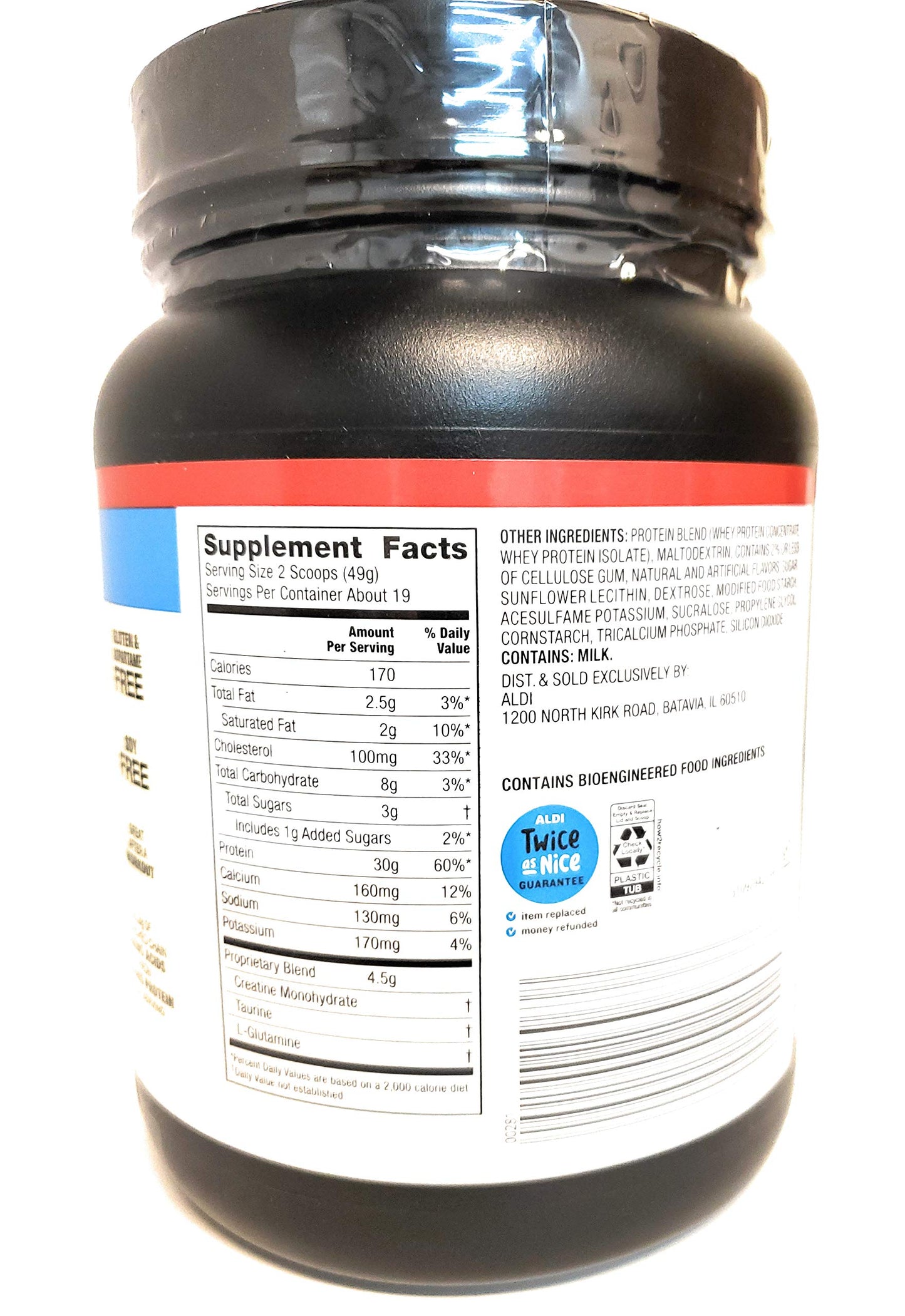 Elevation Vanilla Protein Powder 32 oz