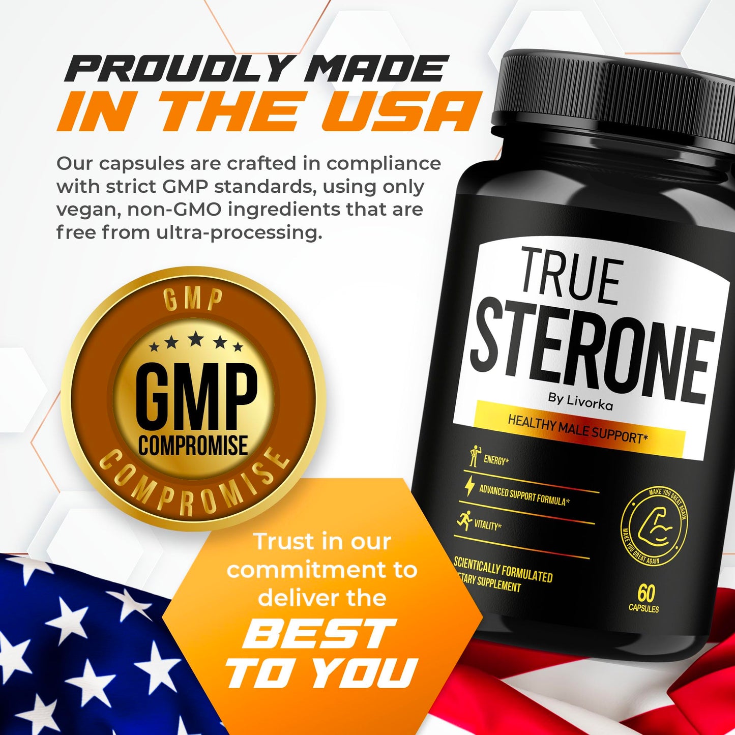 LIVORKA True Sterone Capsules 120 Capsules