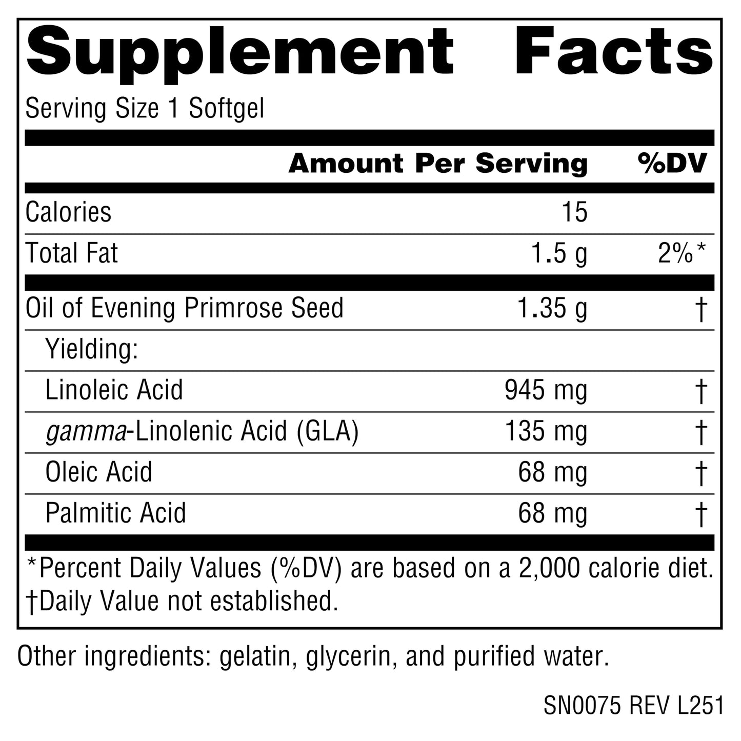 Source Naturals Evening Primrose Oil Softgels 60 Count