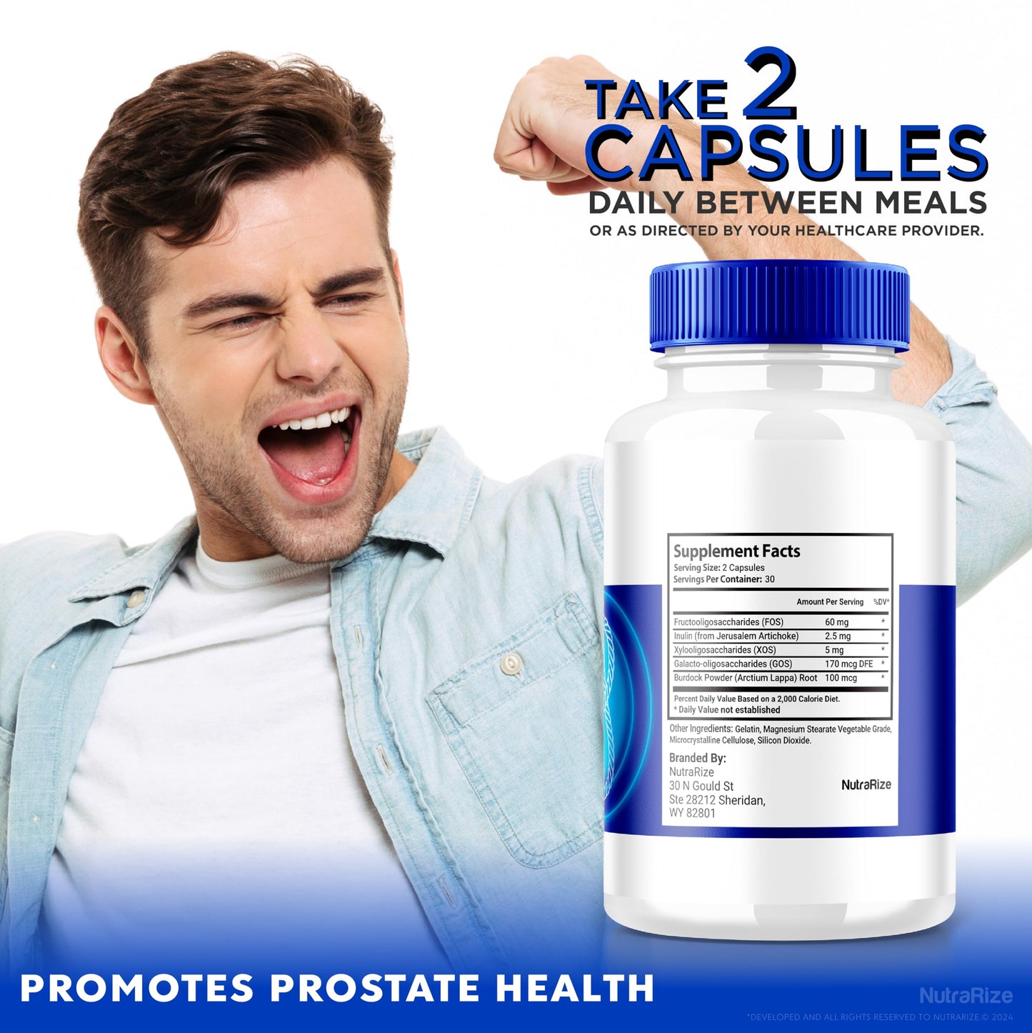 NutraRize Prostonix Capsules, 60 Capsules