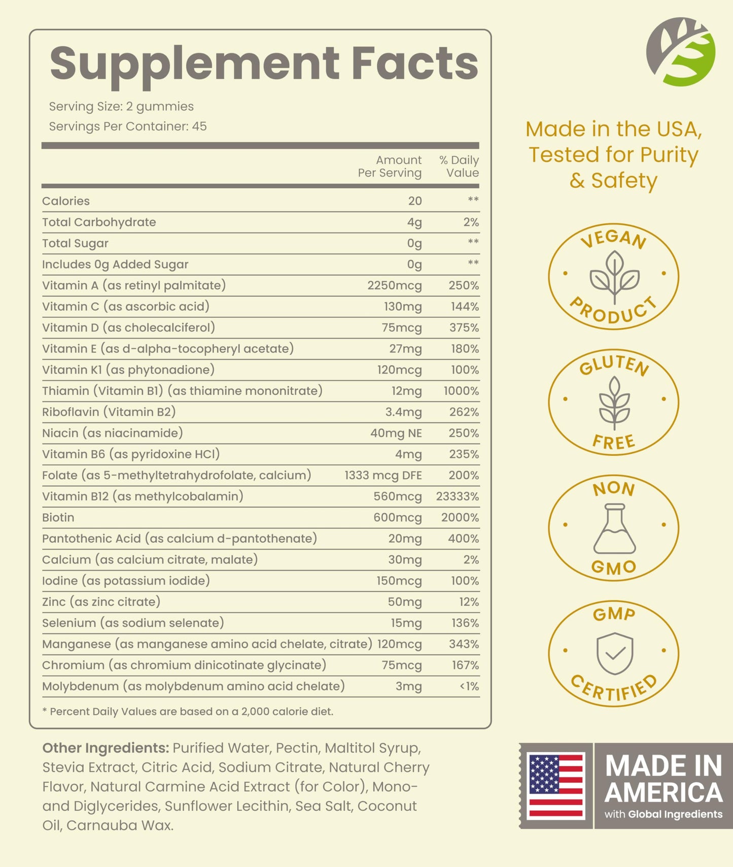 BariSlim Advanced Bariatric Multivitamin Gummies 90 Count