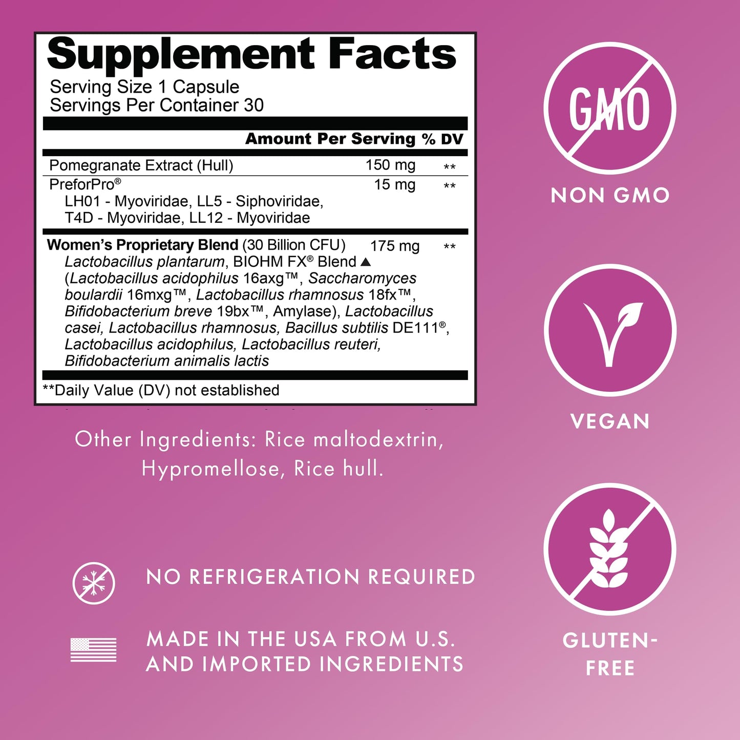 BIOHM Prebiotic and Women's Probiotic Bundle, 120 Capsules