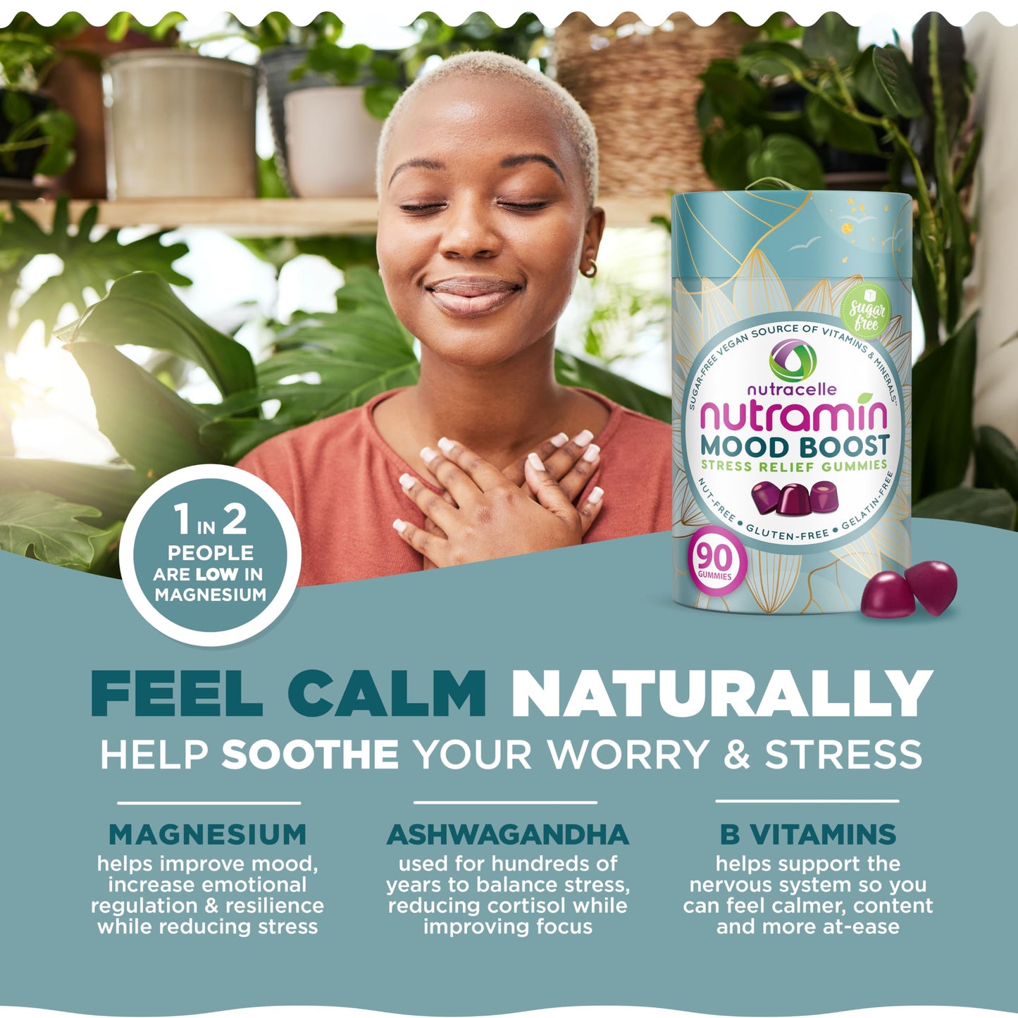 Nutracelle Mood Boost Multivitamin Gummy 90 Count
