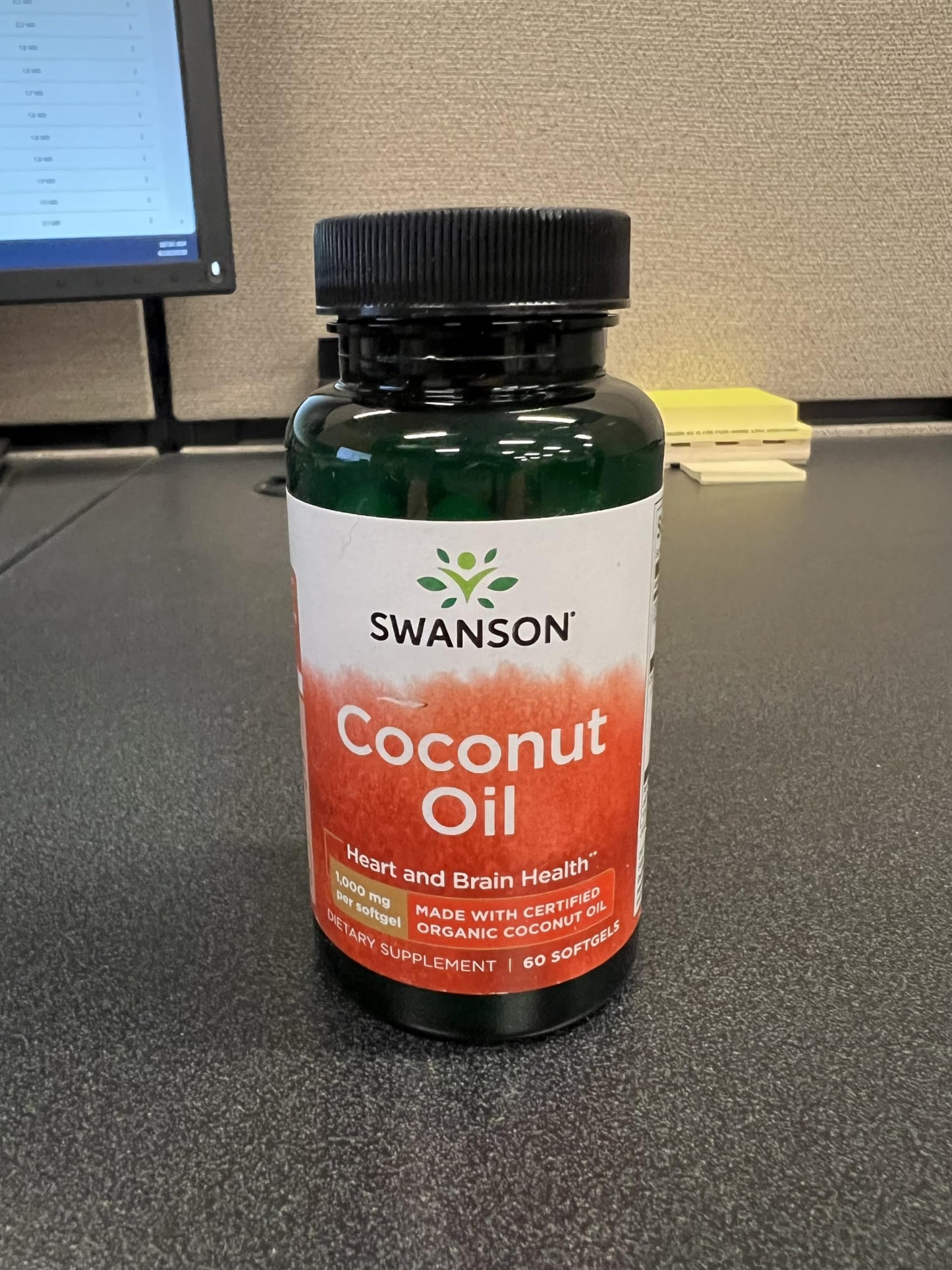 Swanson EFAs Coconut Oil Softgels, 120 Softgels