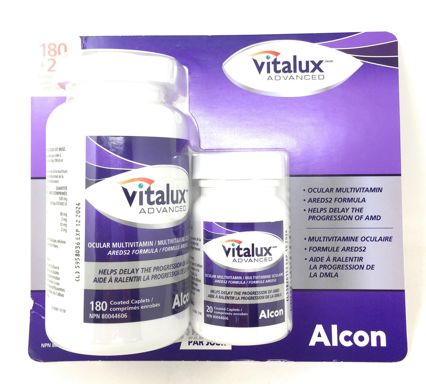 Vitalux Advanced Ocular Multi-Vitamin 180 Caplets